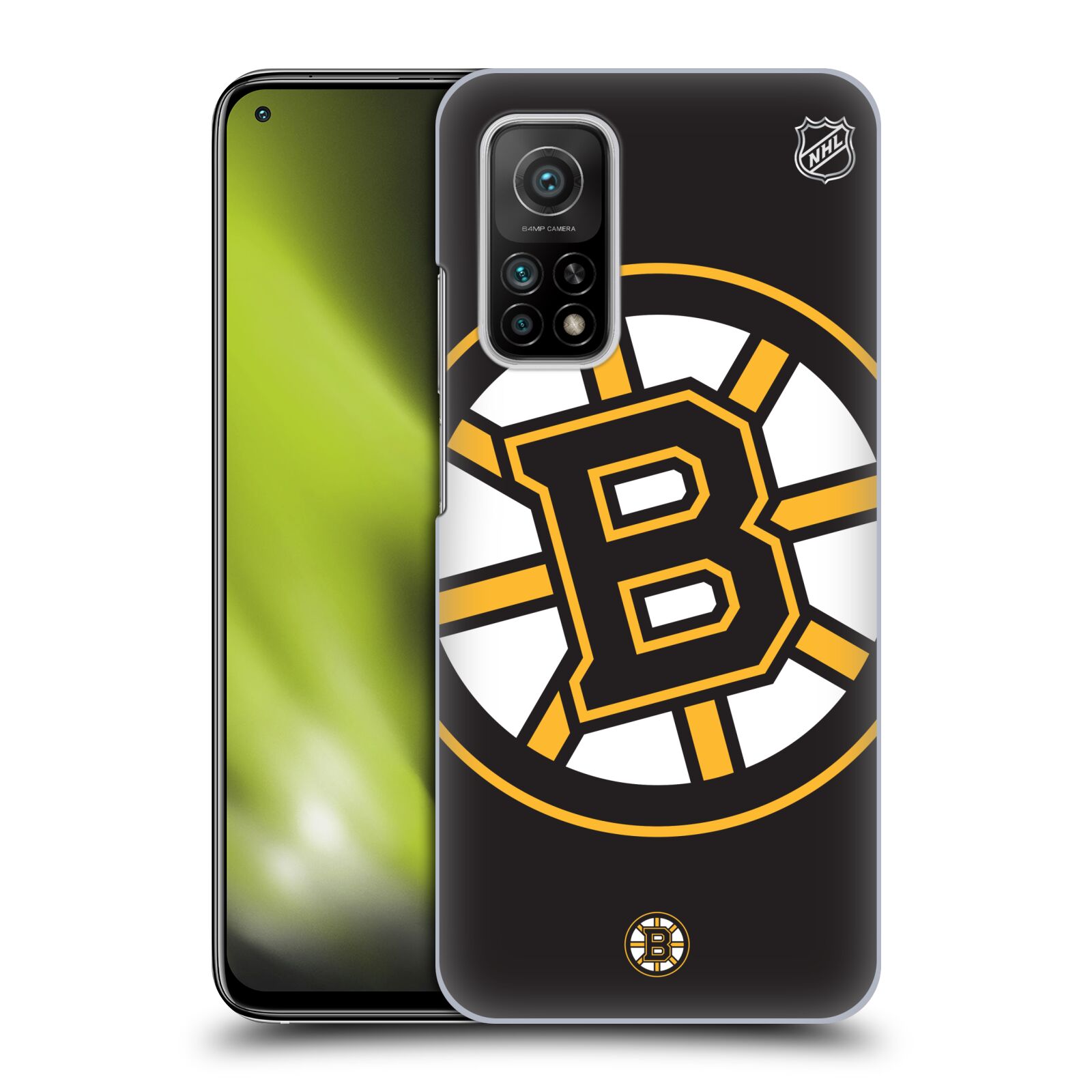 Pouzdro na mobil Xiaomi  Mi 10T / Mi 10T PRO - HEAD CASE - Hokej NHL - Boston Bruins - velký znak