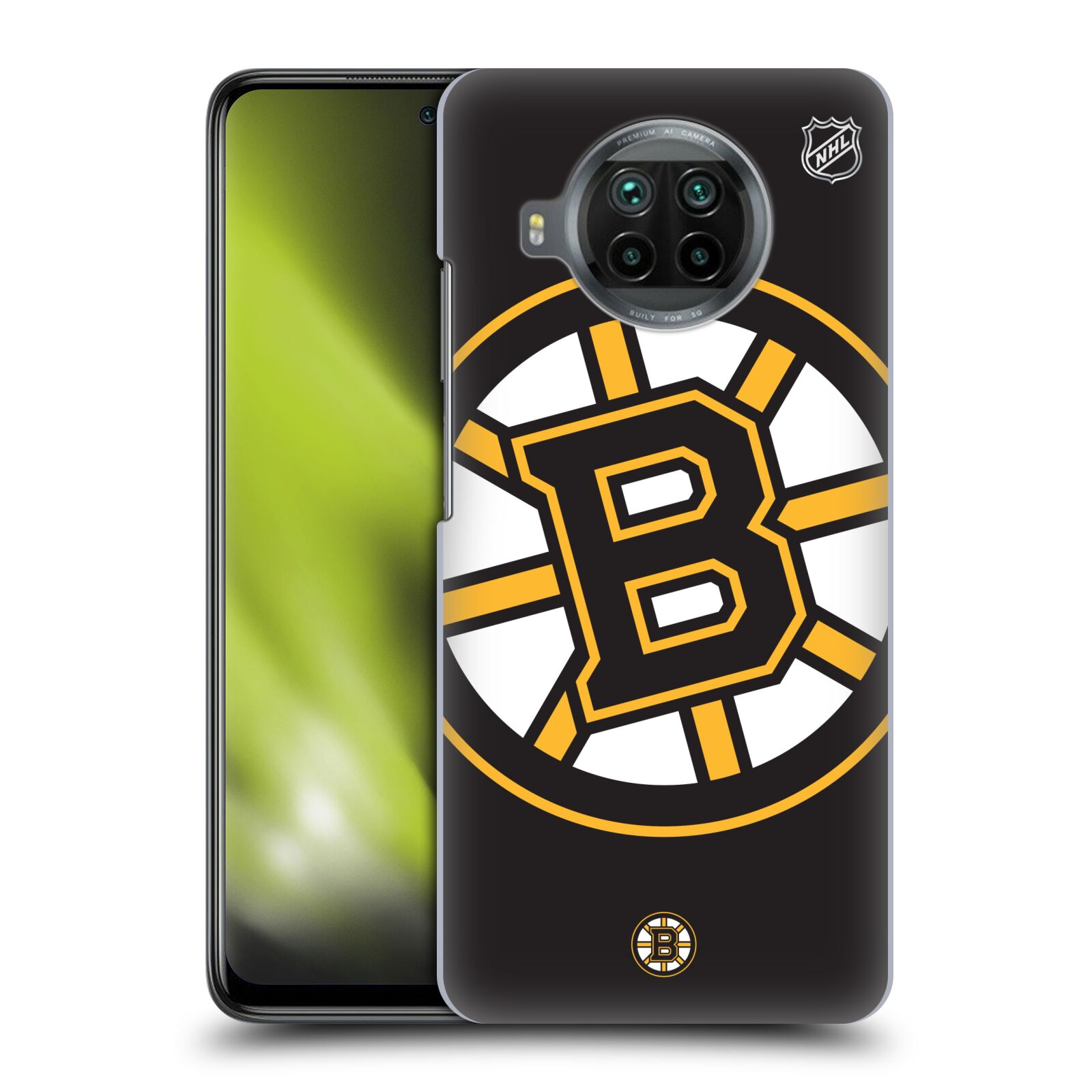 Pouzdro na mobil Xiaomi  Mi 10T LITE 5G - HEAD CASE - Hokej NHL - Boston Bruins - velký znak