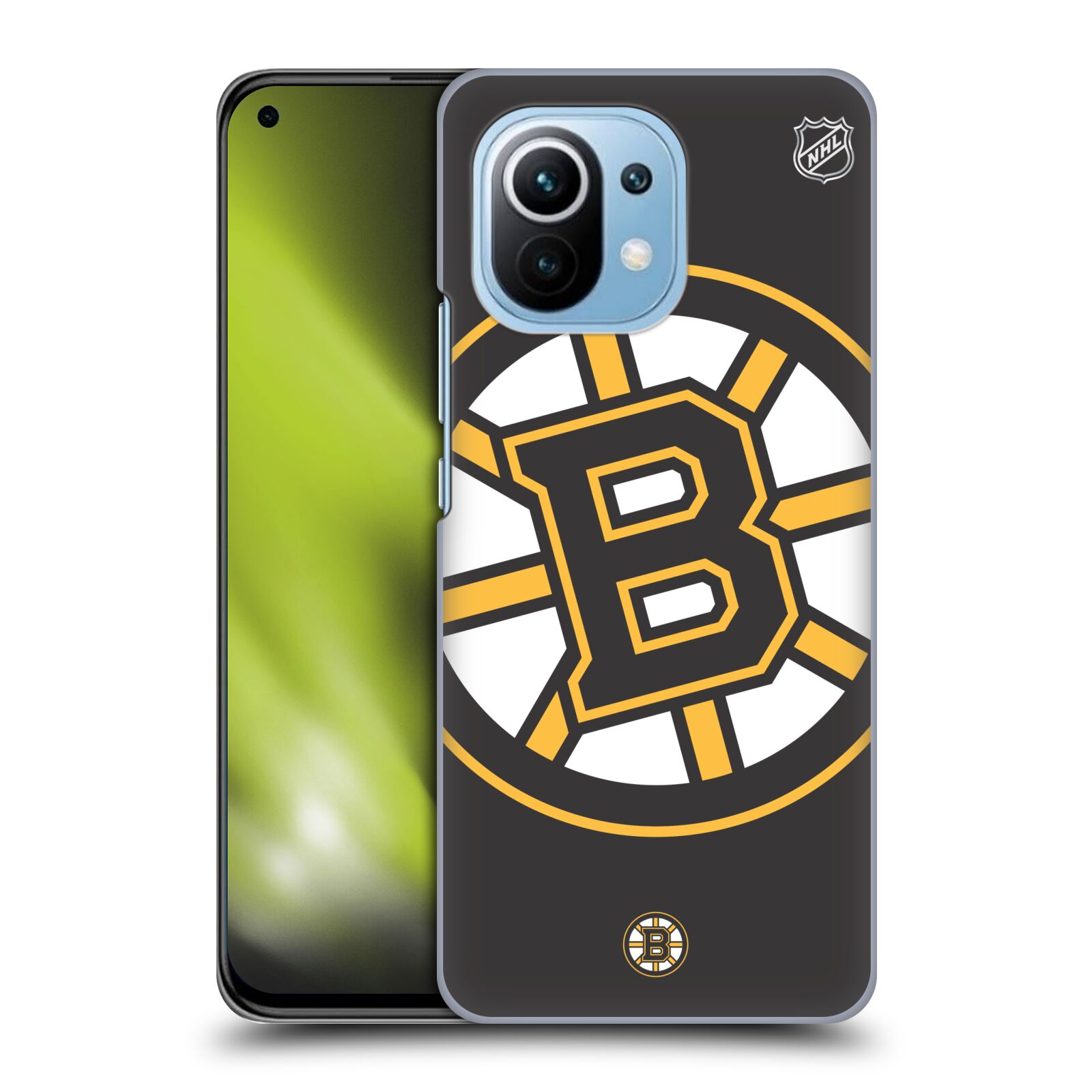 Pouzdro na mobil Xiaomi  Mi 11 - HEAD CASE - Hokej NHL - Boston Bruins - velký znak