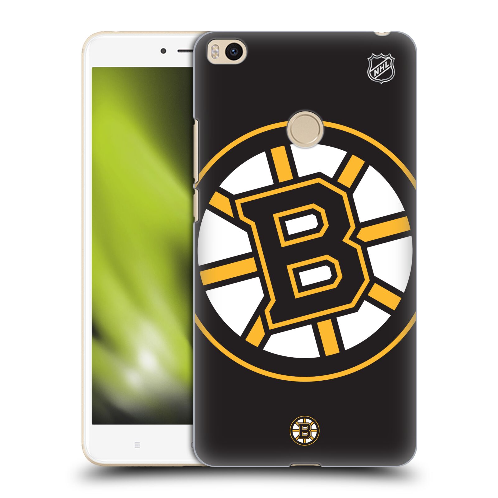 Pouzdro na mobil Xiaomi Mi Max 2 - HEAD CASE - Hokej NHL - Boston Bruins - velký znak