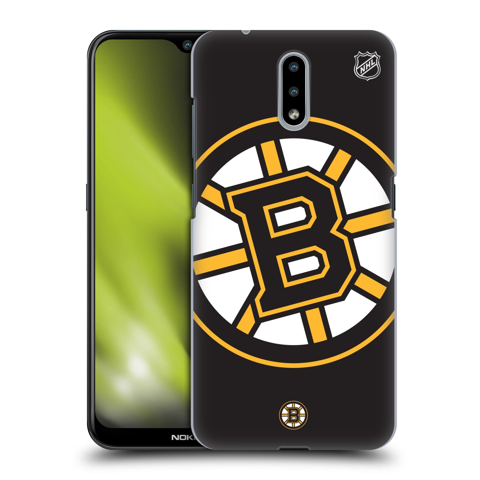 Pouzdro na mobil Nokia 2.3 - HEAD CASE - Hokej NHL - Boston Bruins - velký znak