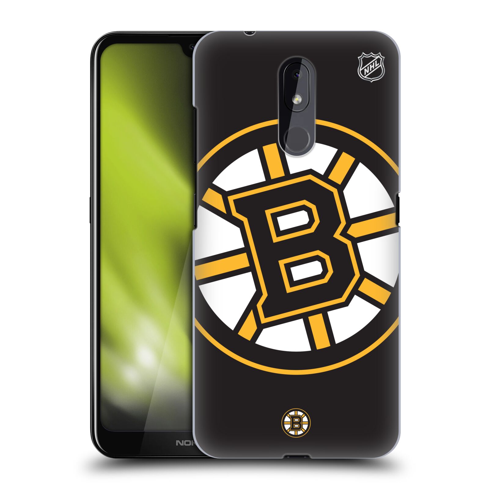 Pouzdro na mobil Nokia 3.2 - HEAD CASE - Hokej NHL - Boston Bruins - velký znak