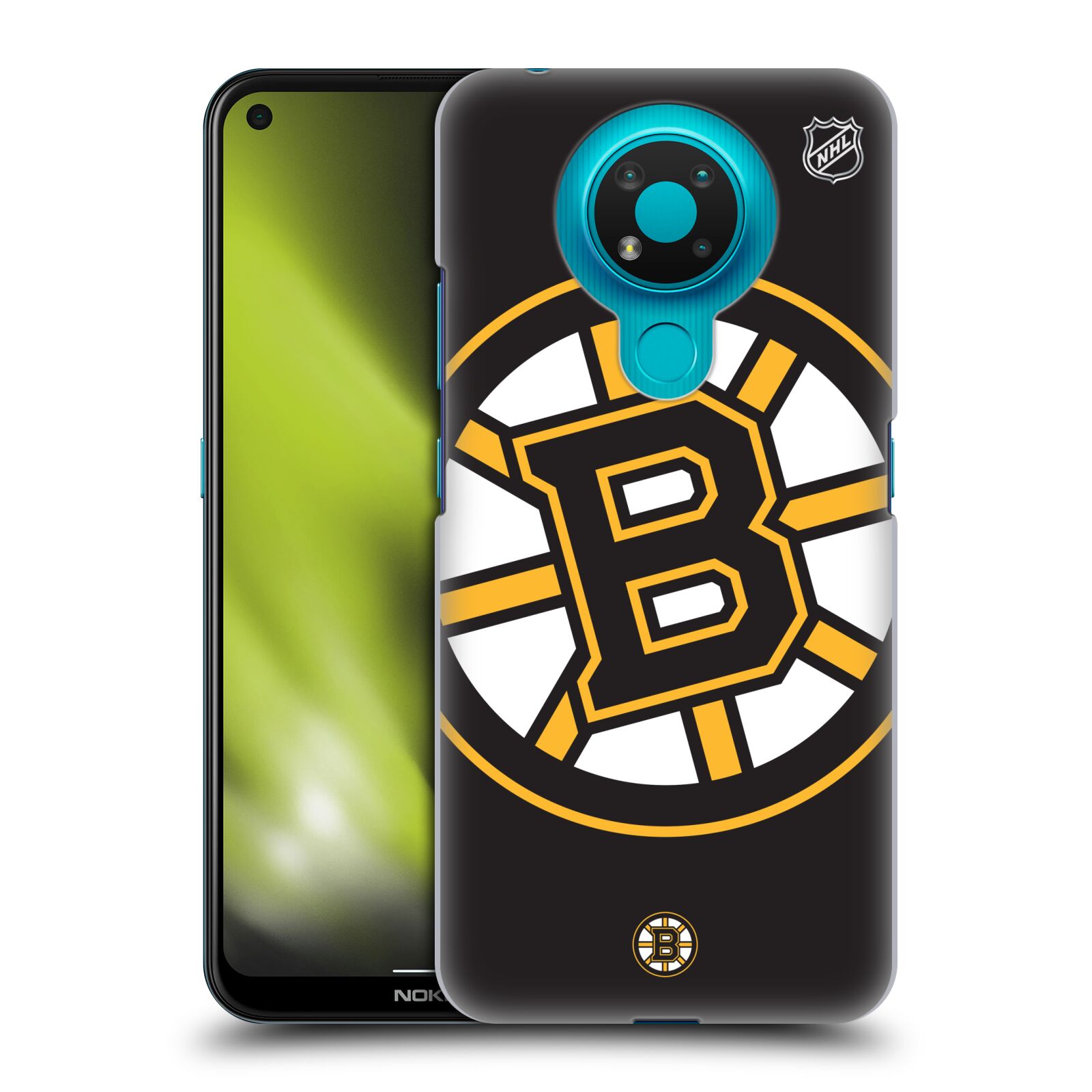 Pouzdro na mobil Nokia 3.4 - HEAD CASE - Hokej NHL - Boston Bruins - velký znak