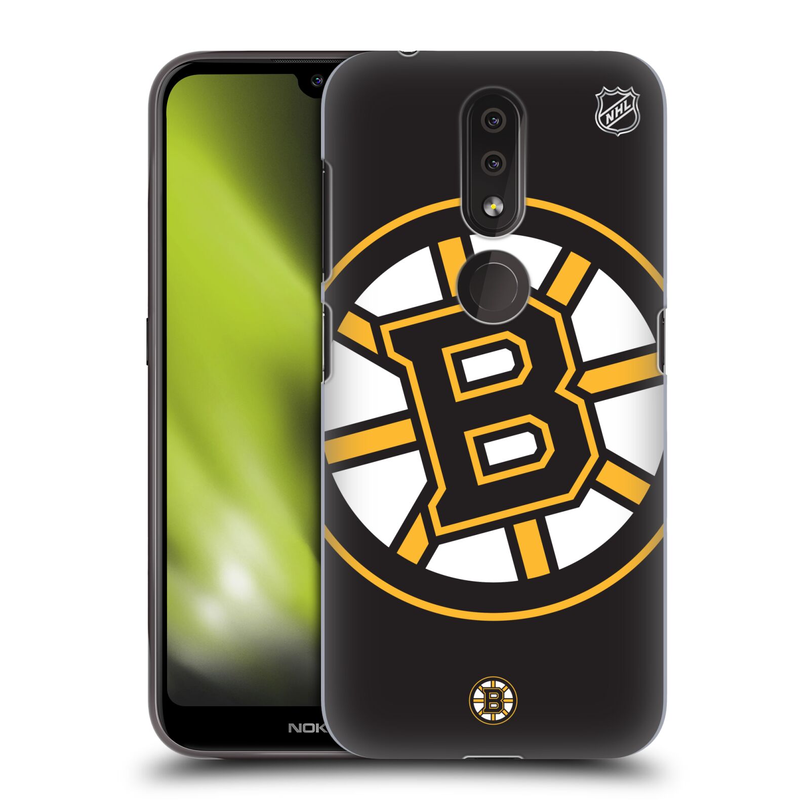 Pouzdro na mobil Nokia 4.2 - HEAD CASE - Hokej NHL - Boston Bruins - velký znak