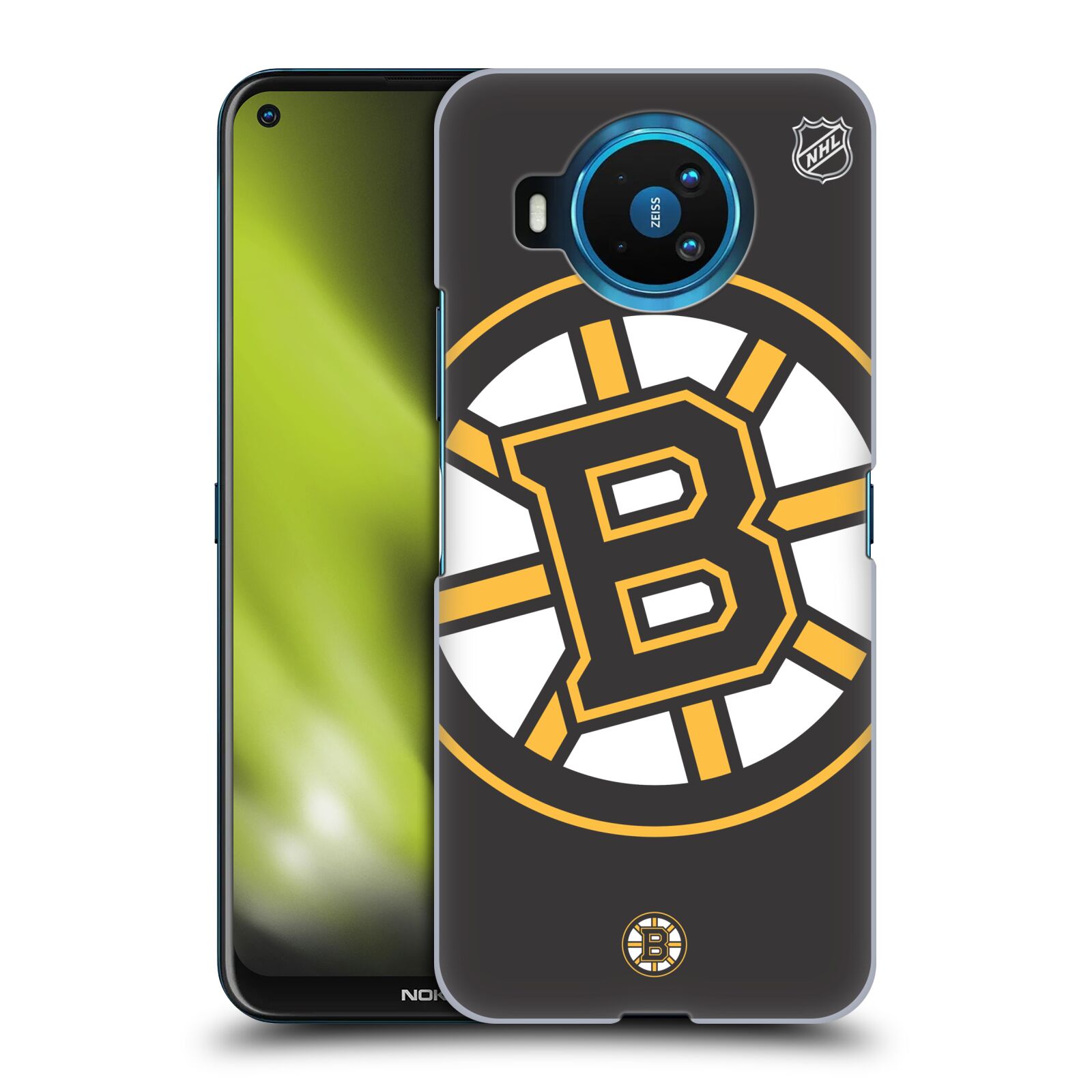 Pouzdro na mobil NOKIA 8.3 - HEAD CASE - Hokej NHL - Boston Bruins - velký znak