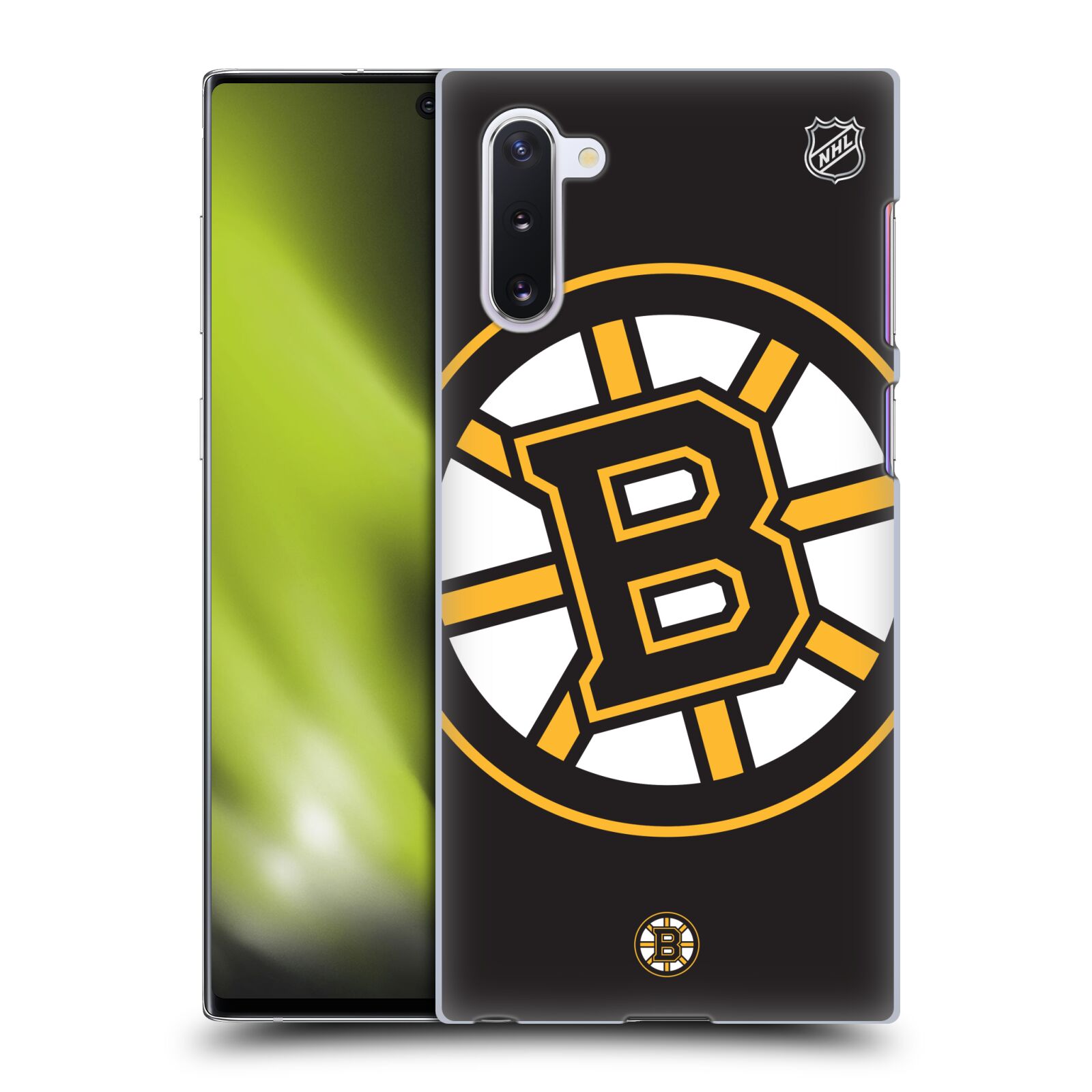 Pouzdro na mobil Samsung Galaxy Note 10 - HEAD CASE - Hokej NHL - Boston Bruins - velký znak
