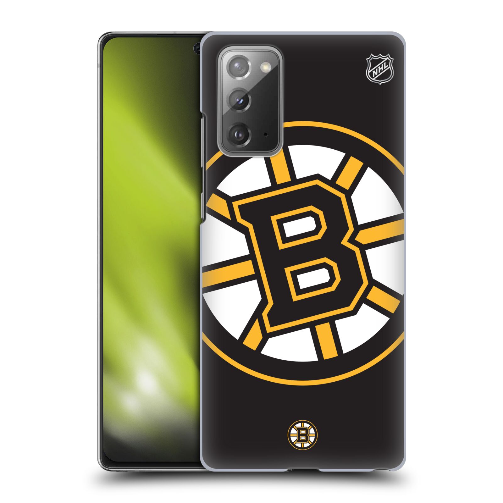 Pouzdro na mobil Samsung Galaxy Note 20 - HEAD CASE - Hokej NHL - Boston Bruins - velký znak