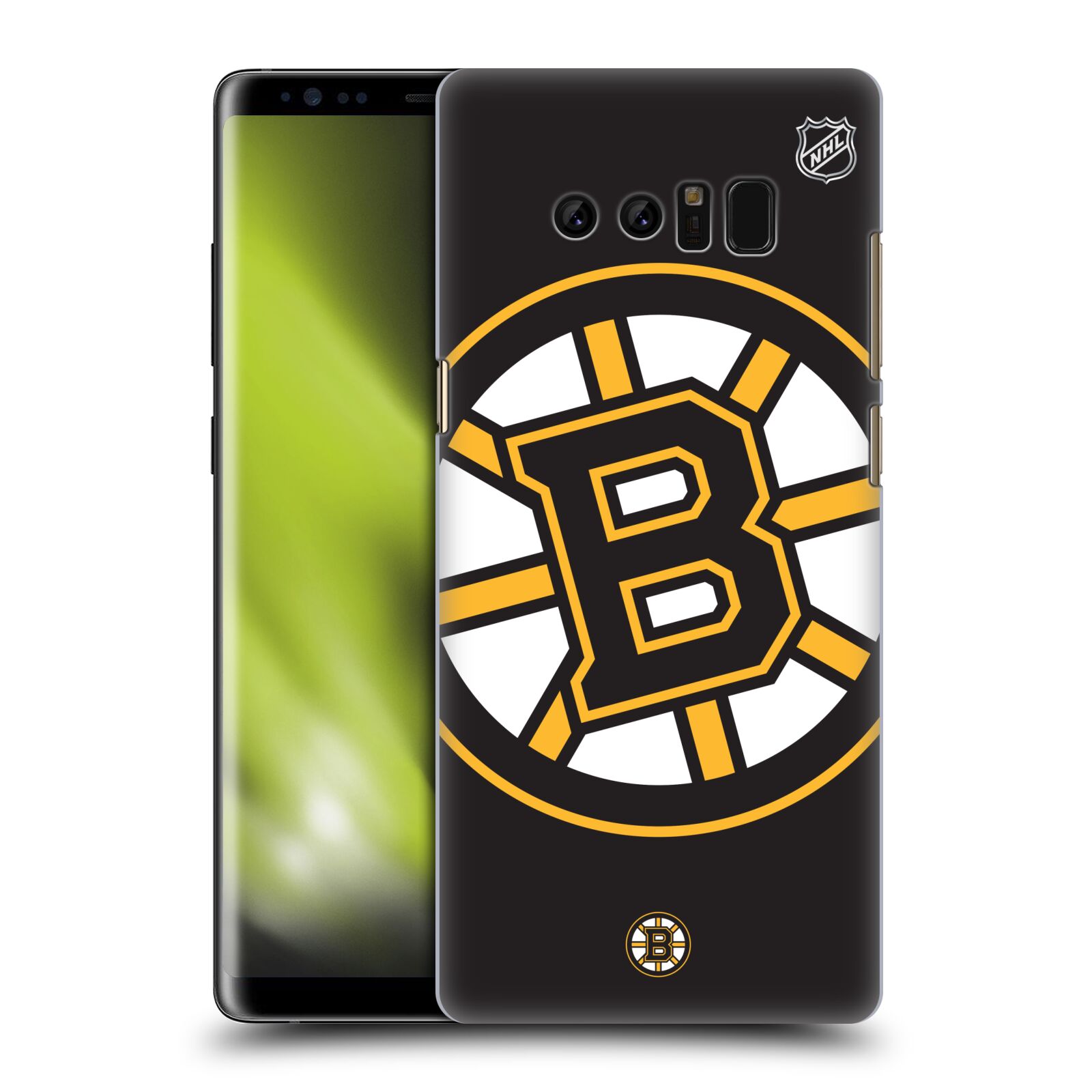 Pouzdro na mobil Samsung Galaxy Note 8 - HEAD CASE - Hokej NHL - Boston Bruins - velký znak