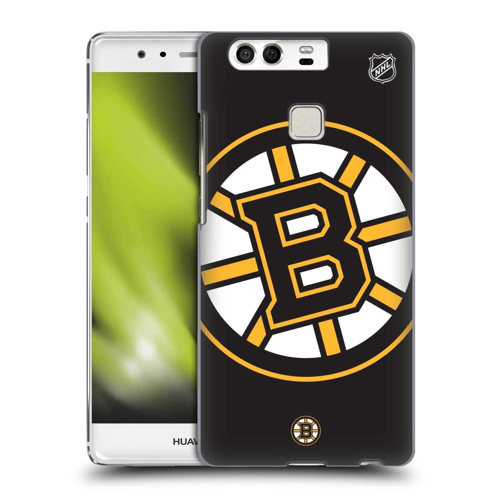 Pouzdro na mobil Huawei P9 / P9 DUAL SIM - HEAD CASE - Hokej NHL - Boston Bruins - velký znak