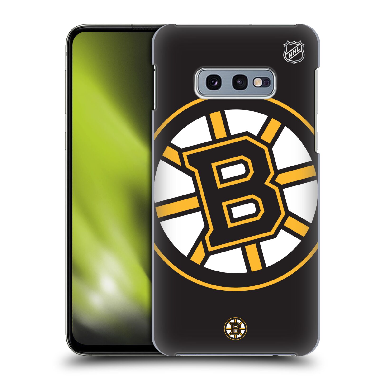 Pouzdro na mobil Samsung Galaxy S10e - HEAD CASE - Hokej NHL - Boston Bruins - velký znak