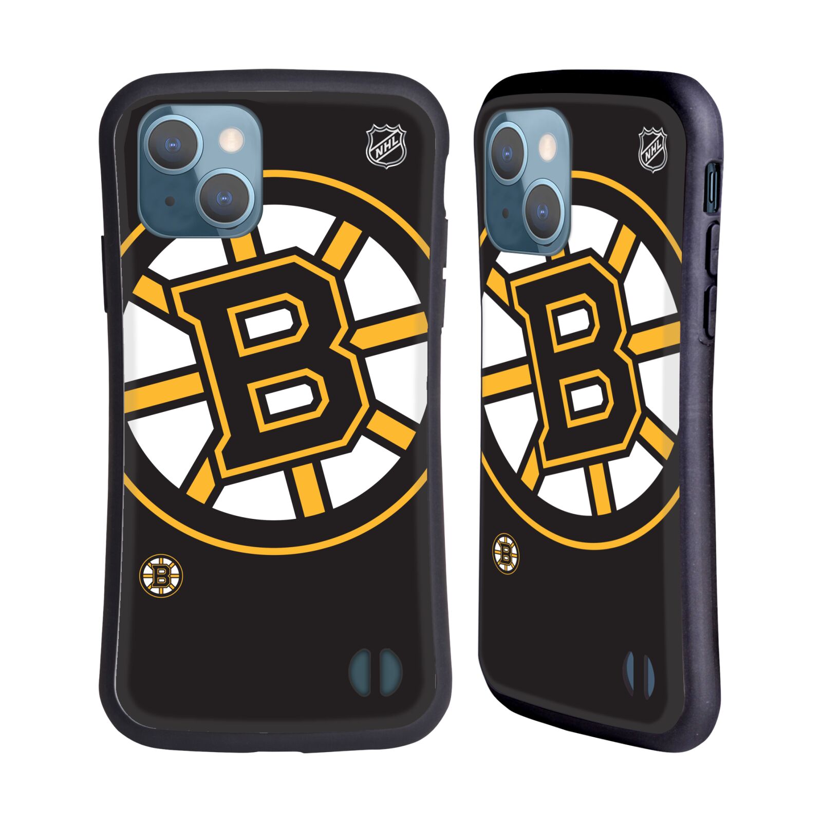 Obal na mobil Apple iPhone 13 - HEAD CASE - NHL - Boston Bruins velký znak