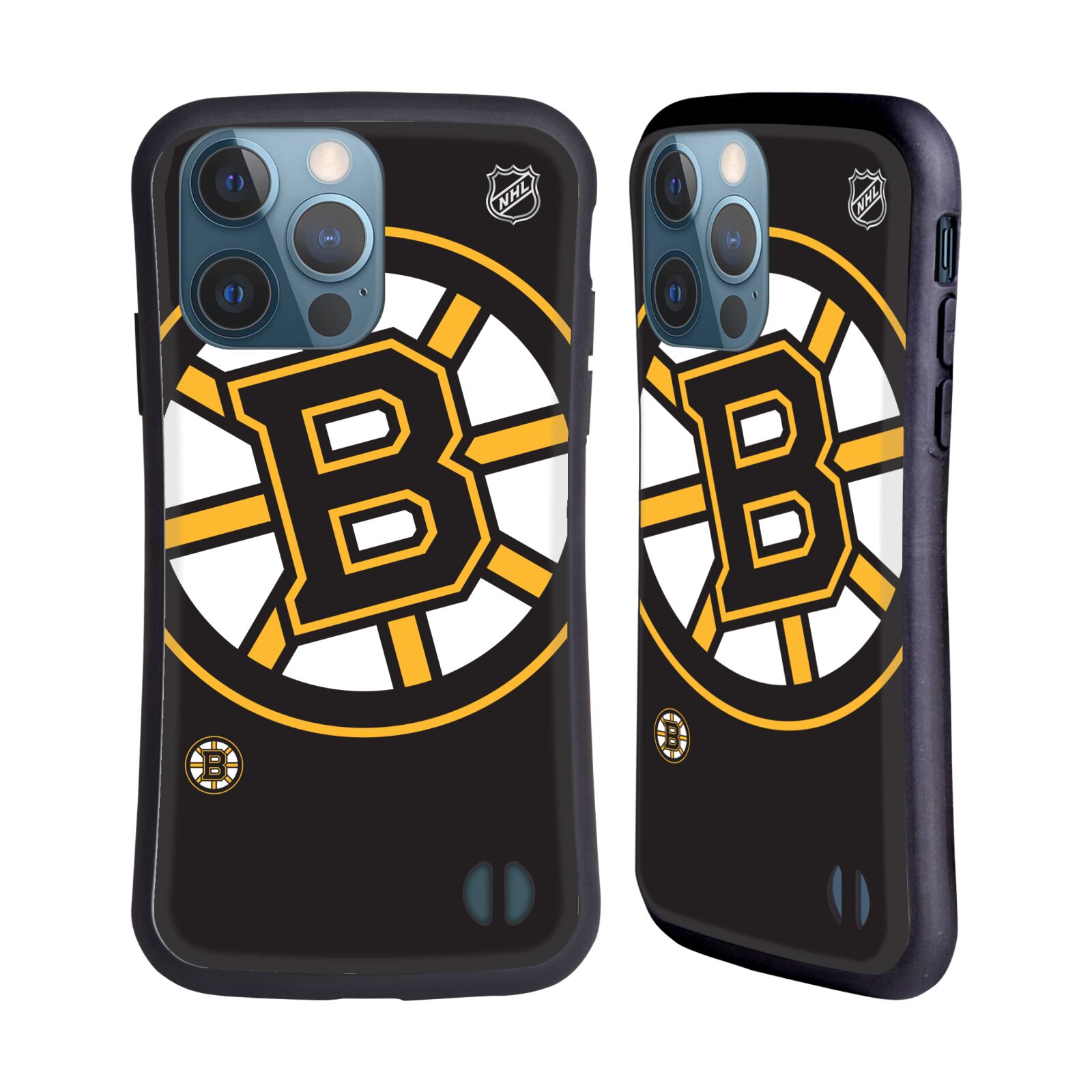Obal na mobil Apple iPhone 13 PRO - HEAD CASE - NHL - Boston Bruins velký znak