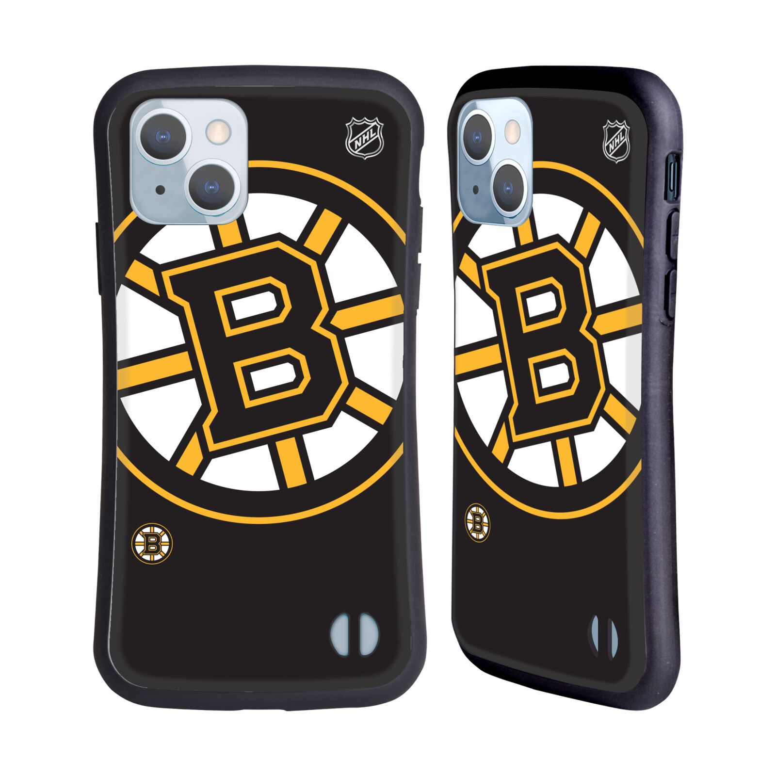 Odolný zadní obal pro mobil Apple iPhone 14 - HEAD CASE - NHL - Boston Bruins velký znak