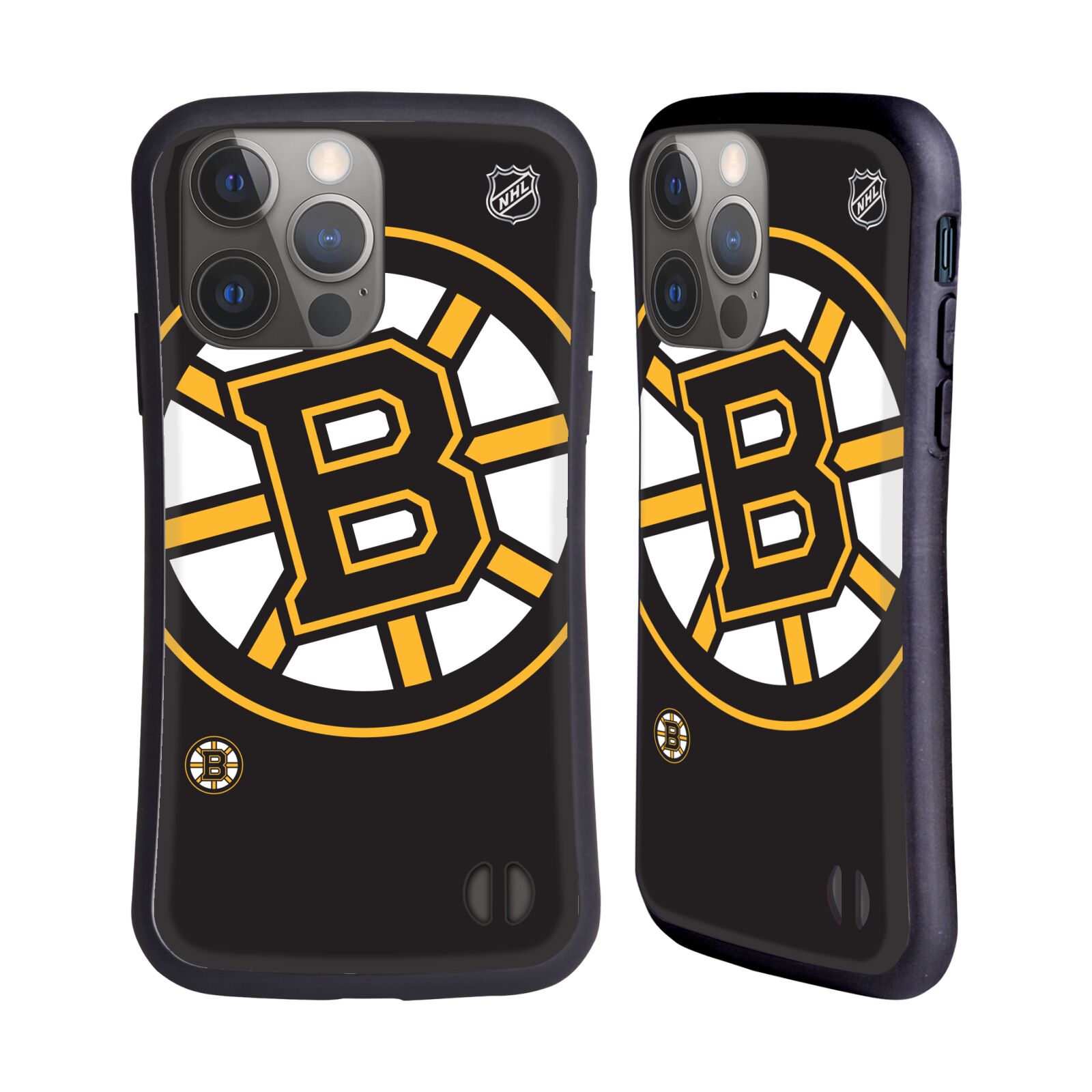Odolný zadní obal pro mobil Apple iPhone 14 PRO - HEAD CASE - NHL - Boston Bruins velký znak