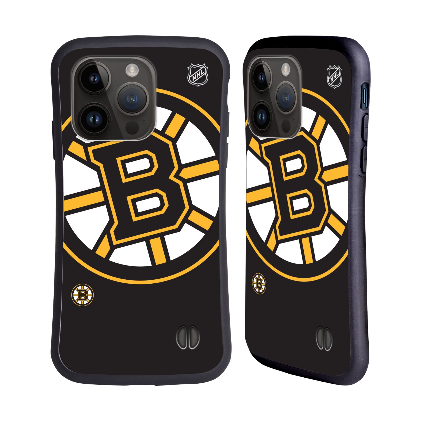 Obal na mobil Apple iPhone 15 PRO - HEAD CASE - NHL - Boston Bruins velký znak