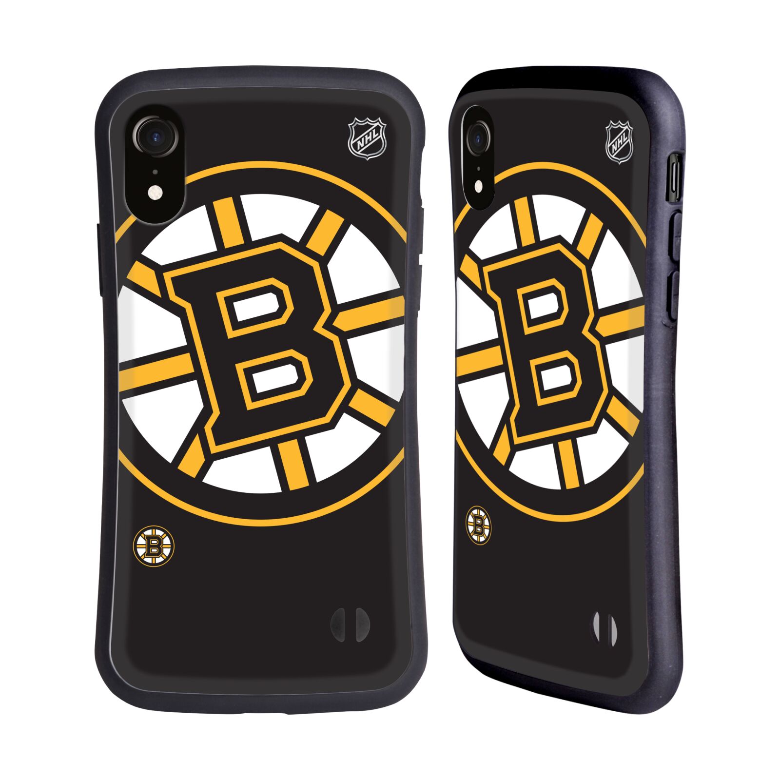 Obal na mobil Apple iPhone XR - HEAD CASE - NHL - Boston Bruins velký znak