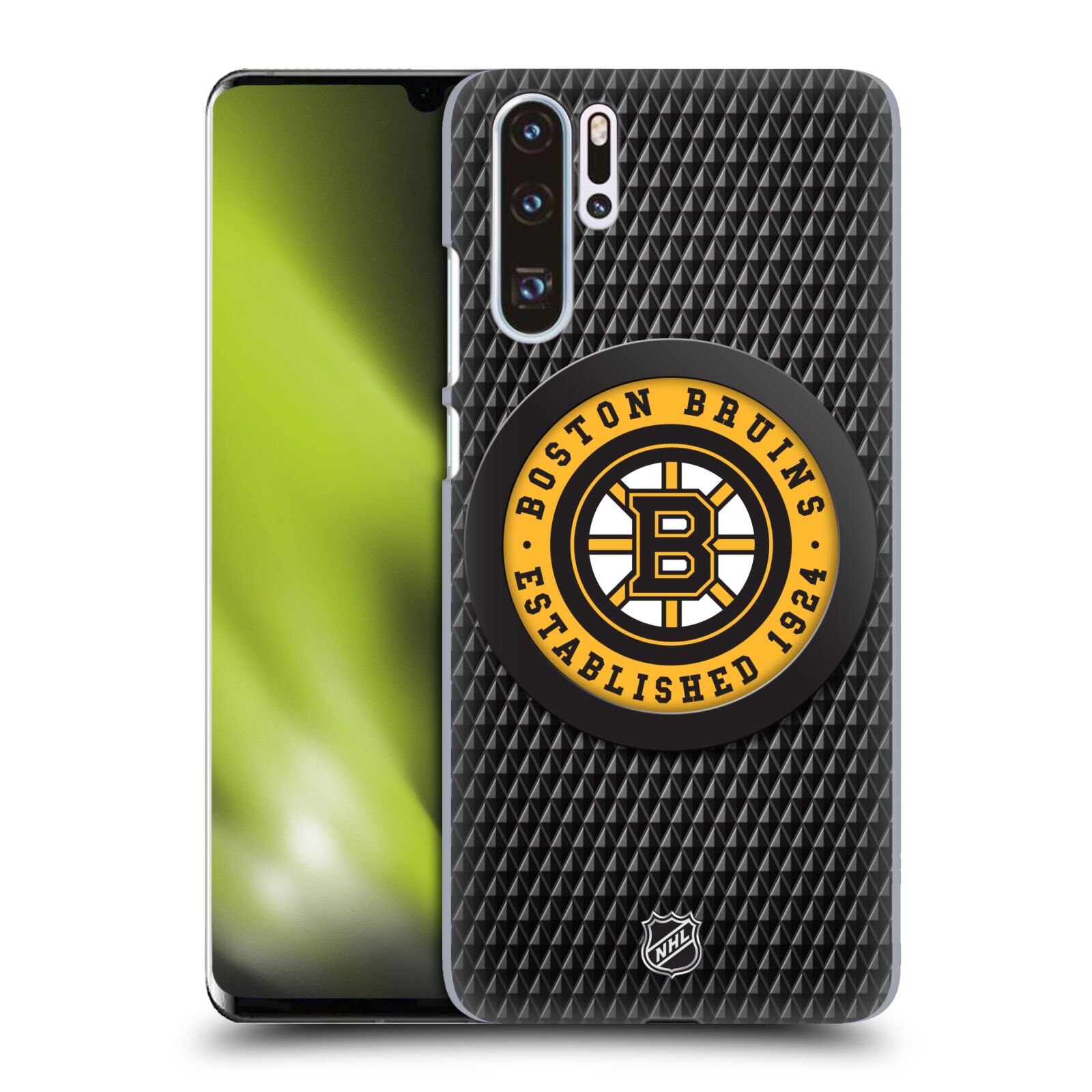 Zadní obal pro mobil Huawei P30 PRO - HEAD CASE - HEAD CASE - NHL - Boston Bruins - Puk