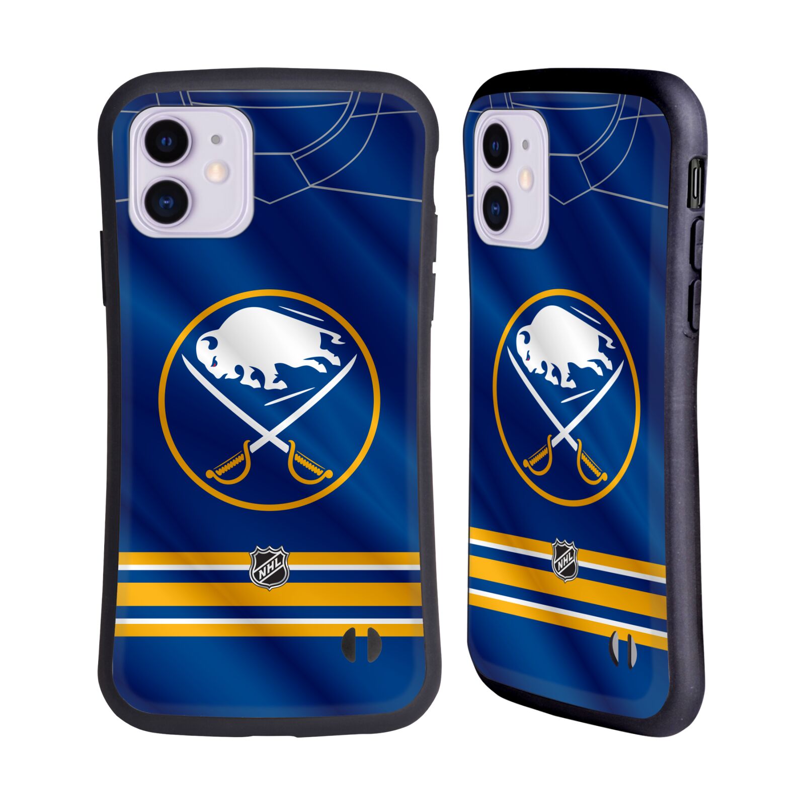 Obal na mobil Apple iPhone 11 - HEAD CASE - NHL - Buffalo Sabres znak na dresu