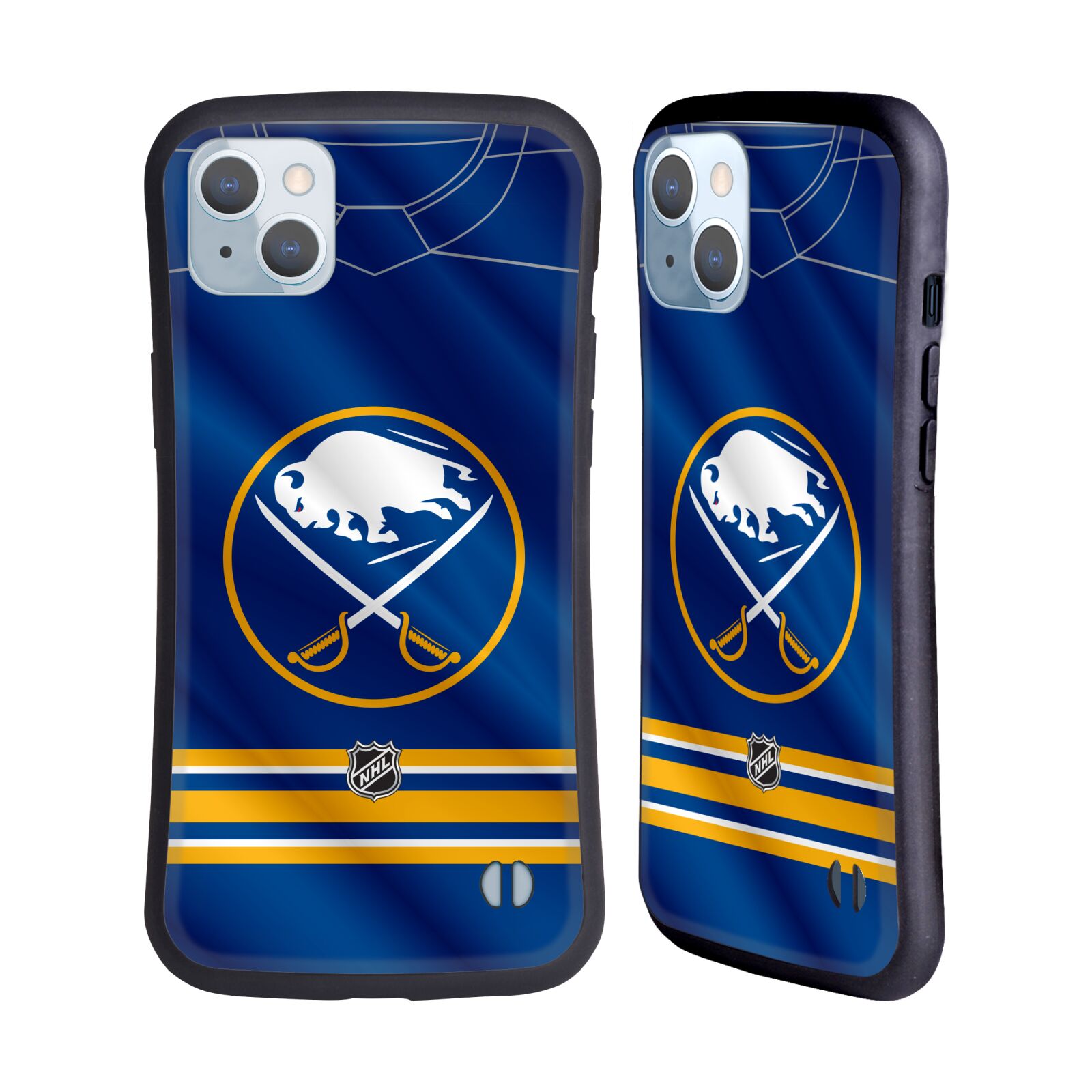 Odolný zadní obal pro mobil Apple iPhone 14 PLUS - HEAD CASE - NHL - Buffalo Sabres znak na dresu