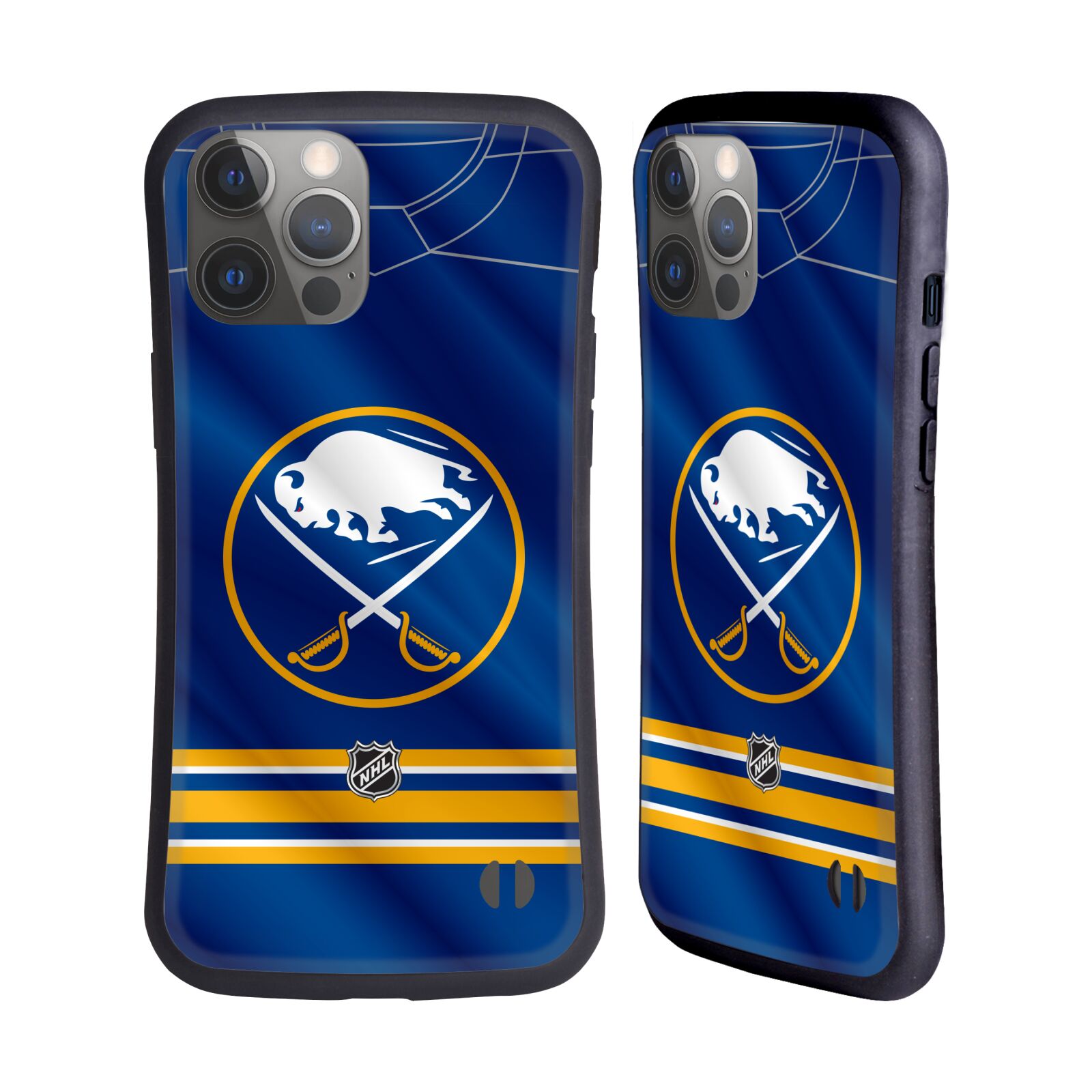 Odolný zadní obal pro mobil Apple iPhone 14 PRO MAX - HEAD CASE - NHL - Buffalo Sabres znak na dresu