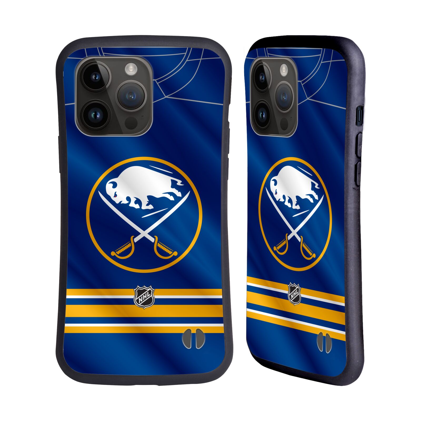 Obal na mobil Apple iPhone 15 PRO MAX - HEAD CASE - NHL - Buffalo Sabres znak na dresu