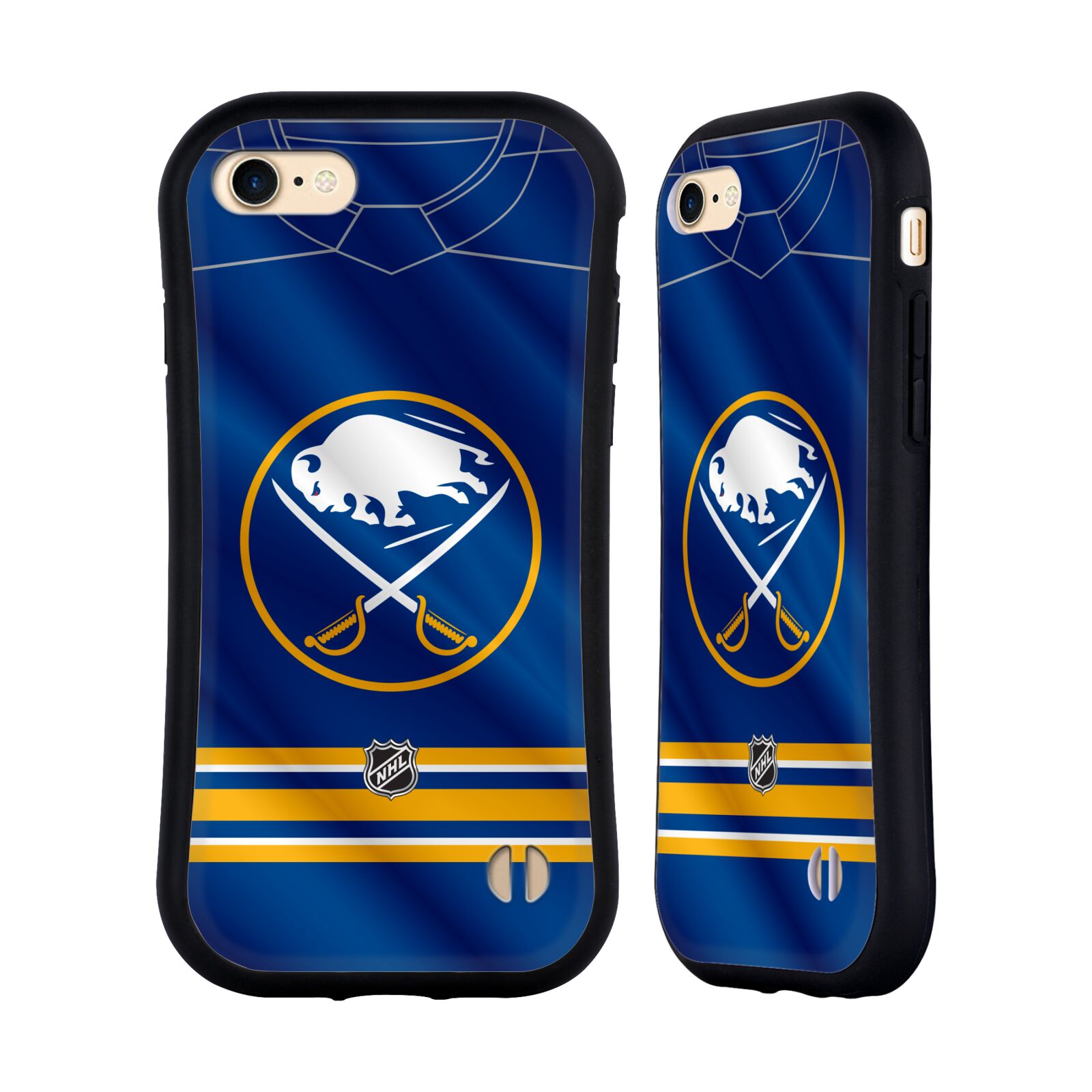 Obal na mobil Apple iPhone 7/8, SE 2020 - HEAD CASE - NHL - Buffalo Sabres znak na dresu
