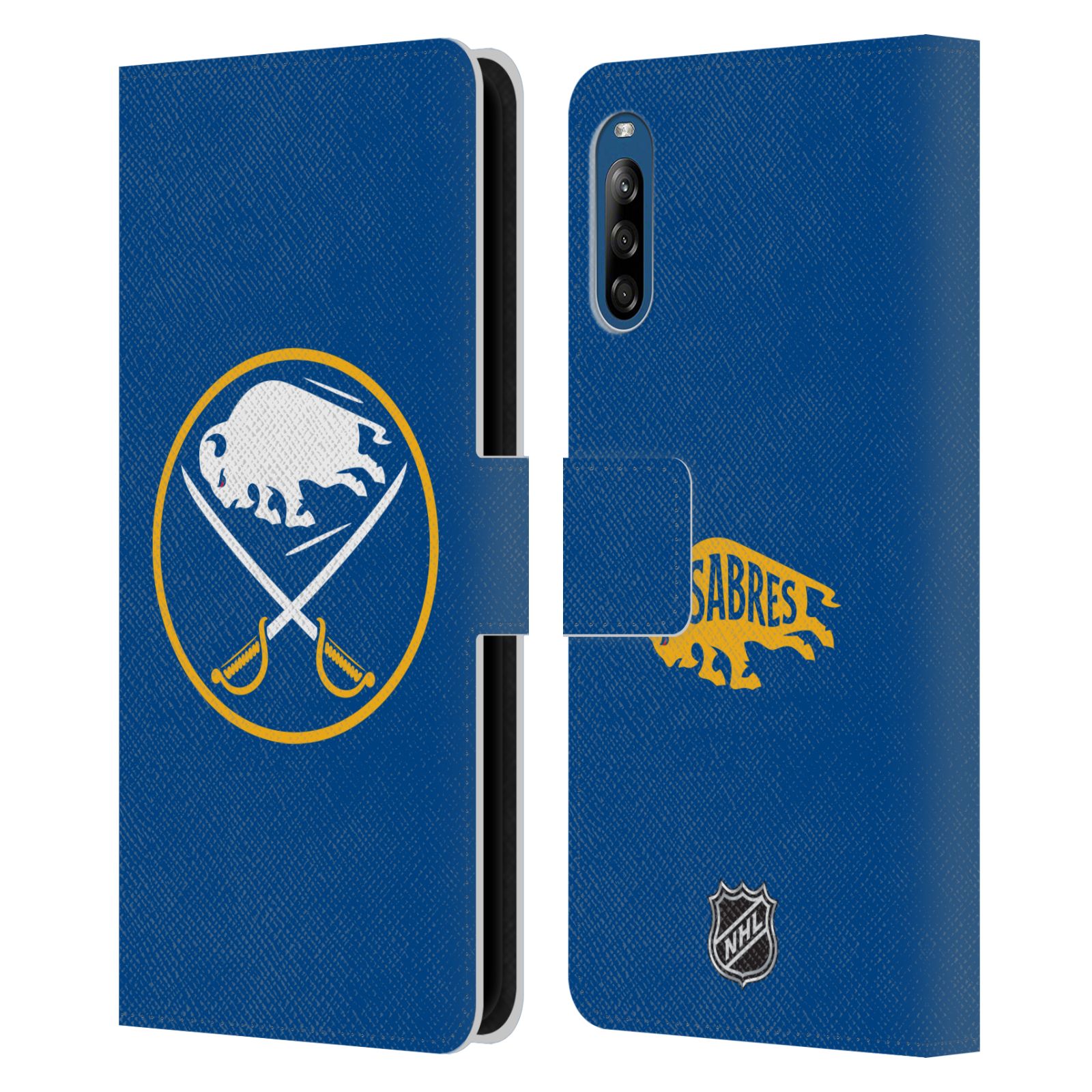 Pouzdro pro mobil Sony Xperia L4 - HEAD CASE - NHL - Buffalo Sabres - Velký znak