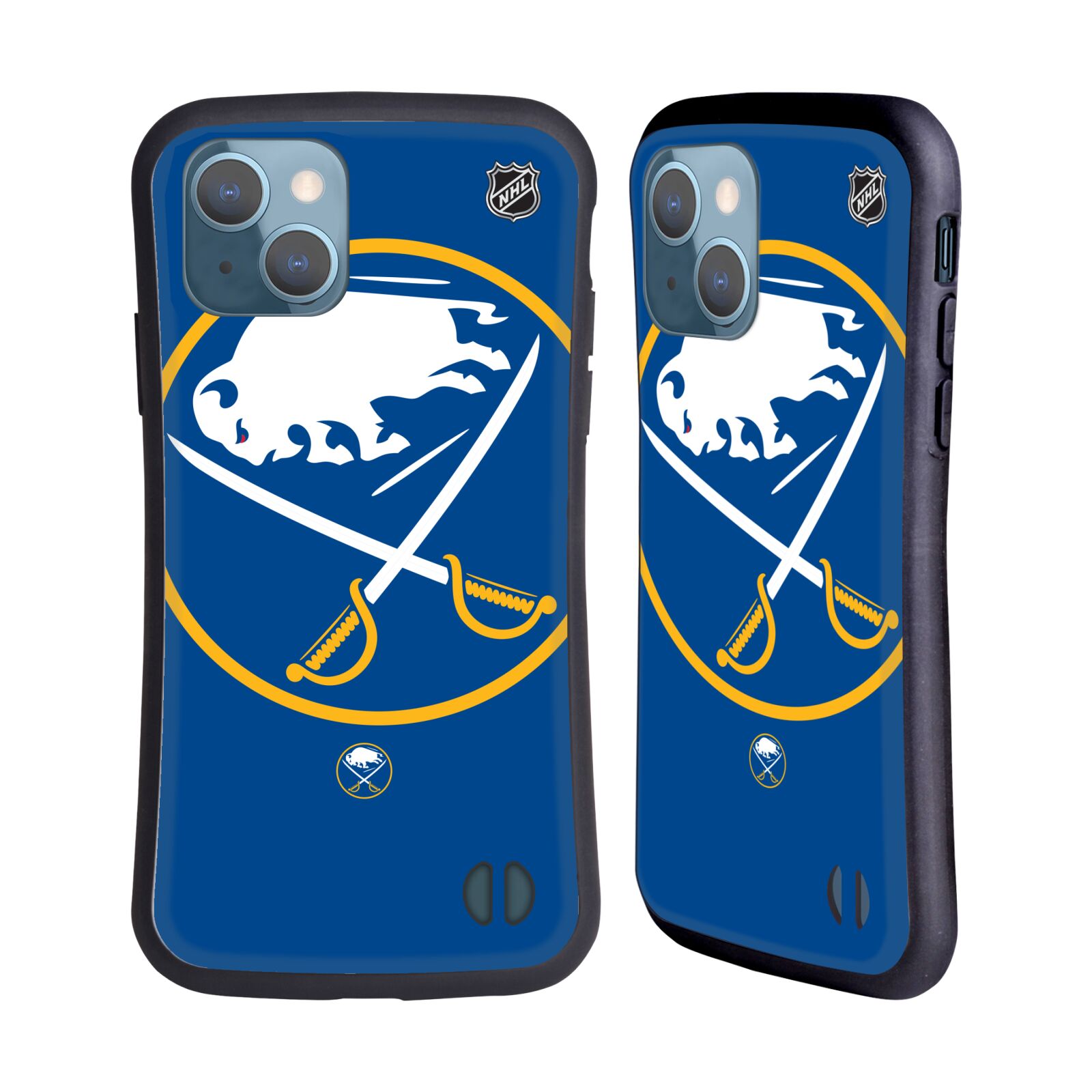 Obal na mobil Apple iPhone 13 - HEAD CASE - NHL - Buffalo Sabres velký znak