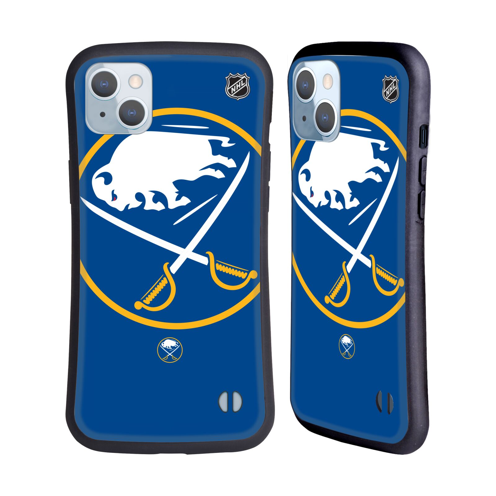 Odolný zadní obal pro mobil Apple iPhone 14 PLUS - HEAD CASE - NHL - Buffalo Sabres velký znak