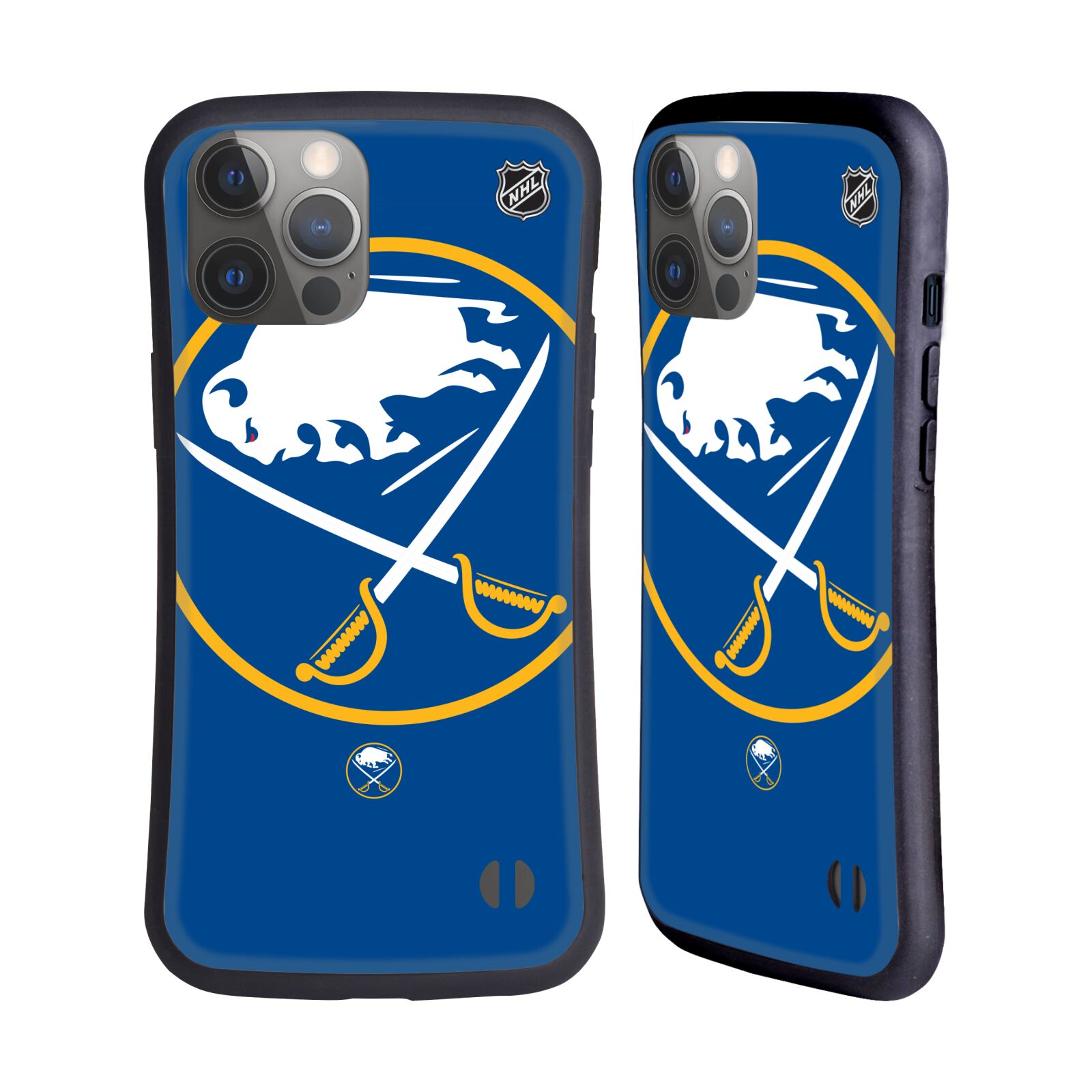 Odolný zadní obal pro mobil Apple iPhone 14 PRO MAX - HEAD CASE - NHL - Buffalo Sabres velký znak
