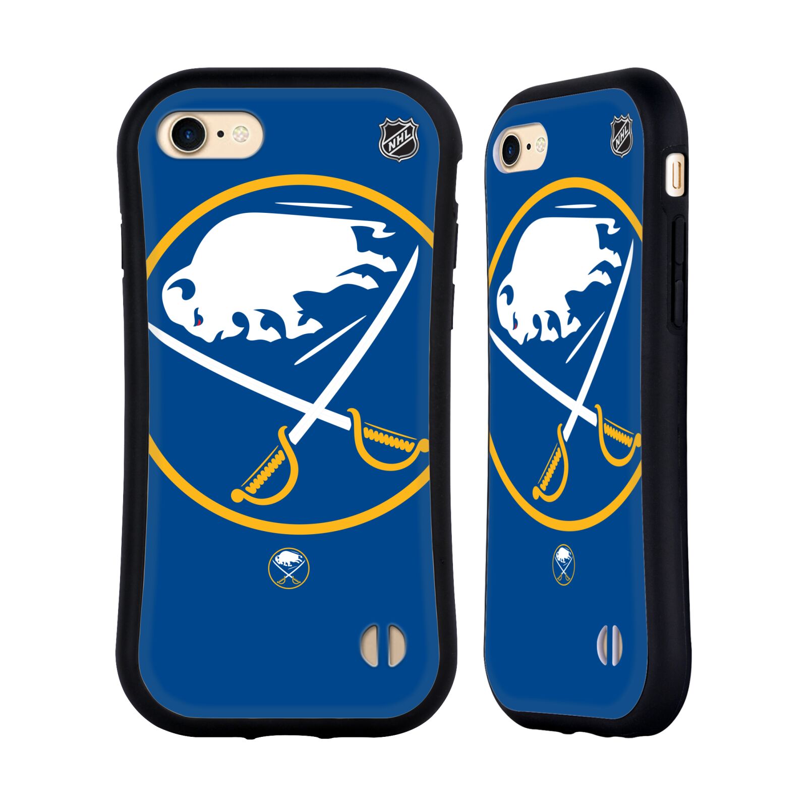 Obal na mobil Apple iPhone 7/8, SE 2020 - HEAD CASE - NHL - Buffalo Sabres velký znak