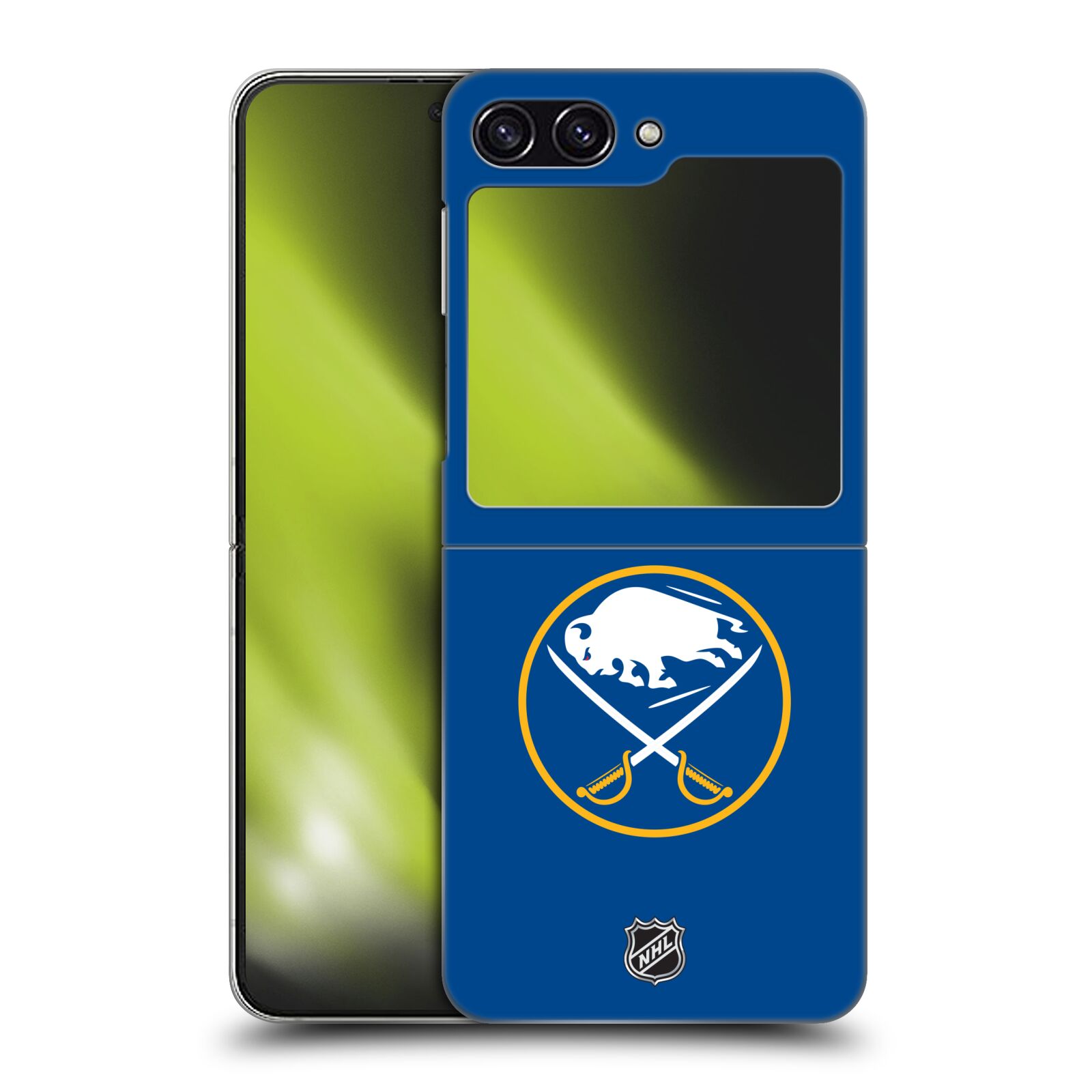 Plastový obal HEAD CASE na mobil Samsung Galaxy Z Flip 5  Hokej NHL - Buffalo Sabres - modré pozadí