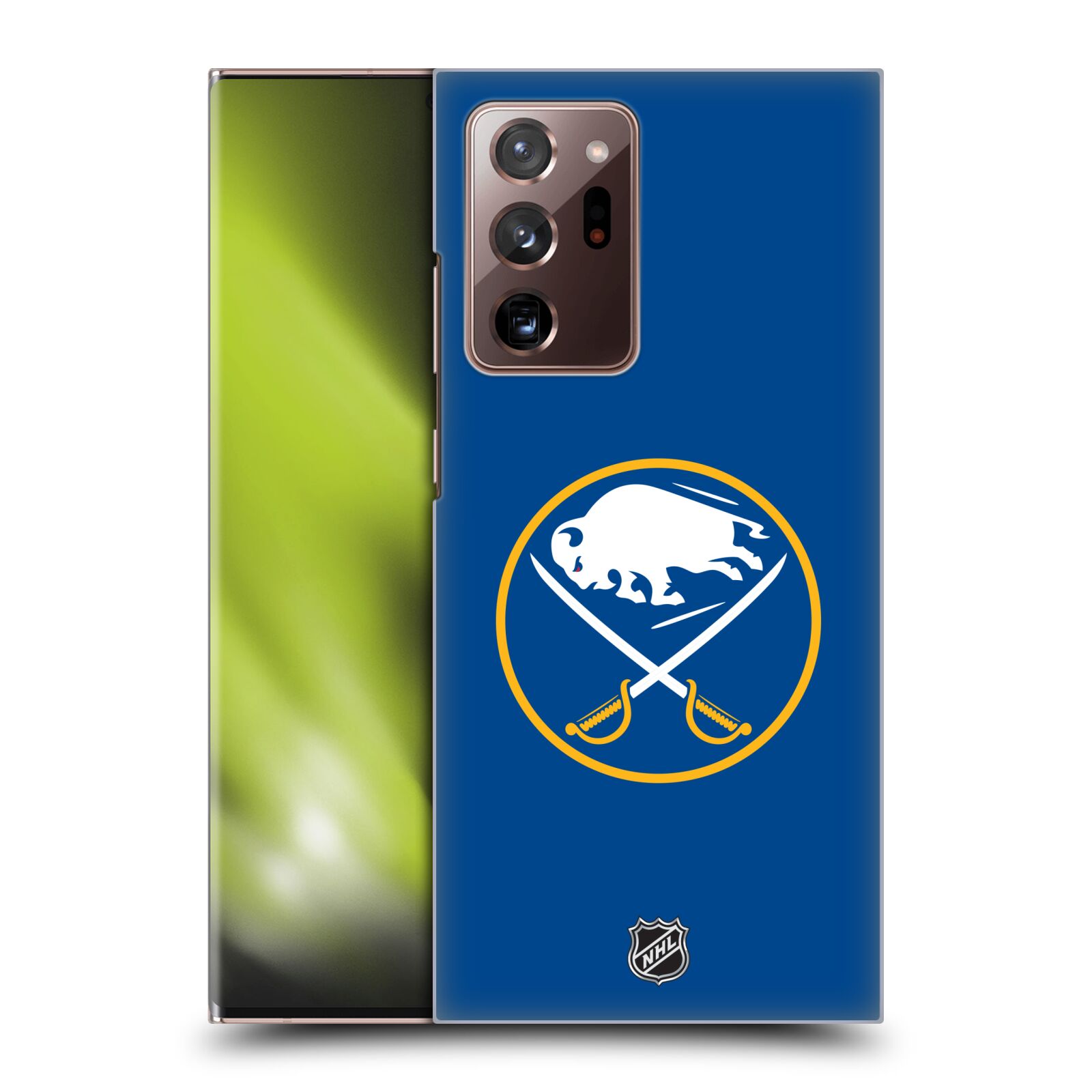 Pouzdro na mobil Samsung Galaxy Note 20 ULTRA - HEAD CASE - Hokej NHL - Buffalo Sabres - modré pozadí