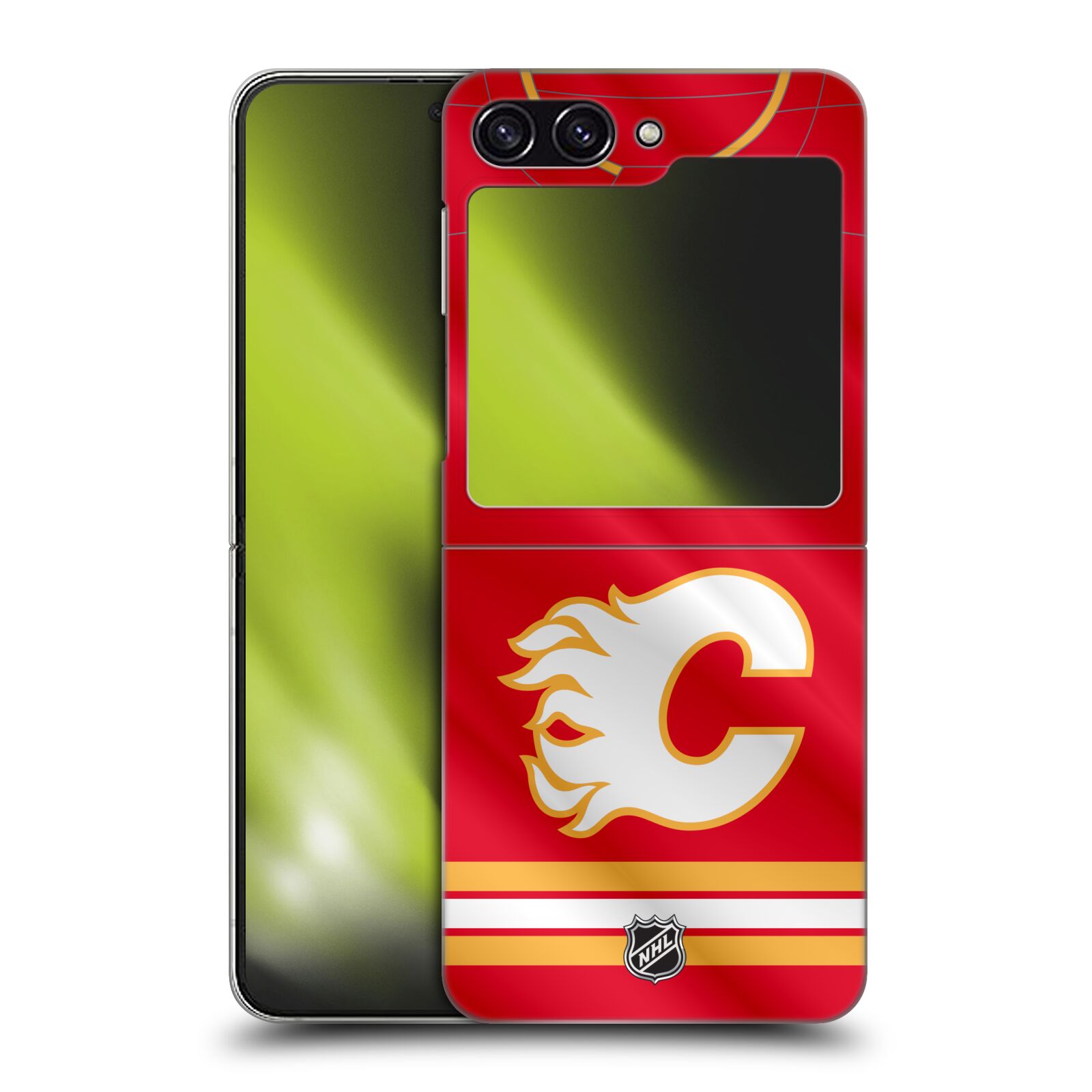 Plastový obal HEAD CASE na mobil Samsung Galaxy Z Flip 5  Hokej NHL - Calgary Flames - Znak