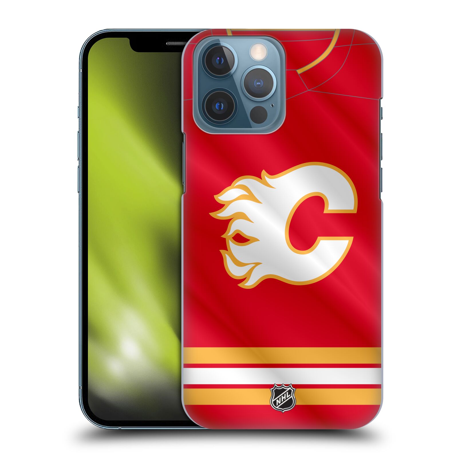 Pouzdro na mobil Apple Iphone 13 PRO MAX - HEAD CASE - Hokej NHL - Calgary Flames - Znak