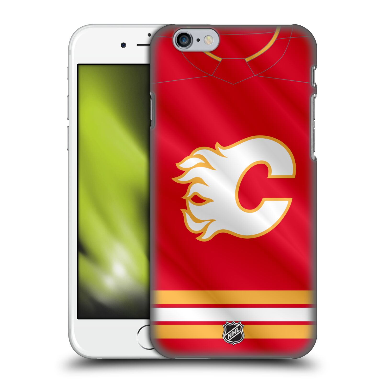 Pouzdro na mobil Apple Iphone 6/6S - HEAD CASE - Hokej NHL - Calgary Flames - Znak