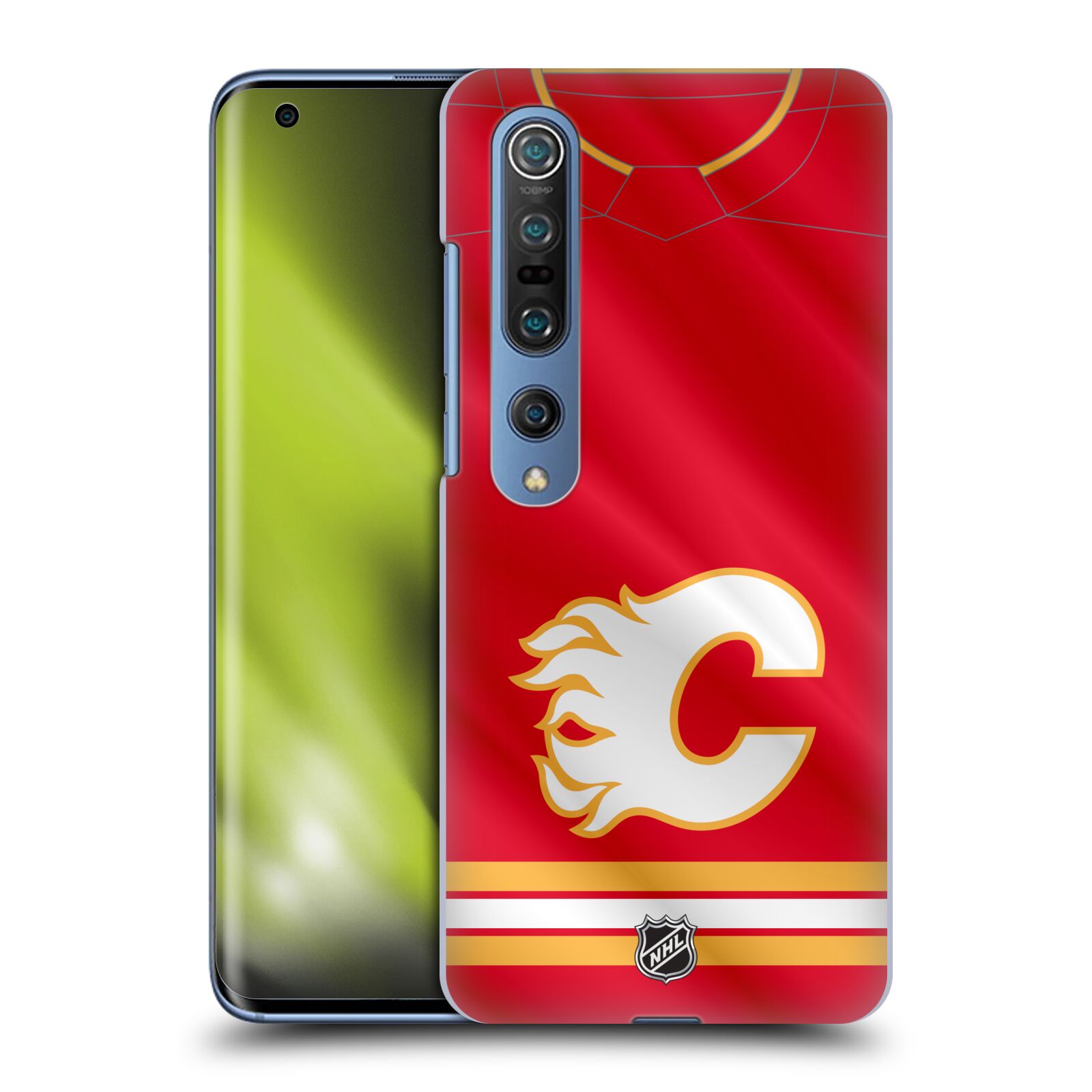 Pouzdro na mobil Xiaomi  Mi 10 5G / Mi 10 5G PRO - HEAD CASE - Hokej NHL - Calgary Flames - Znak