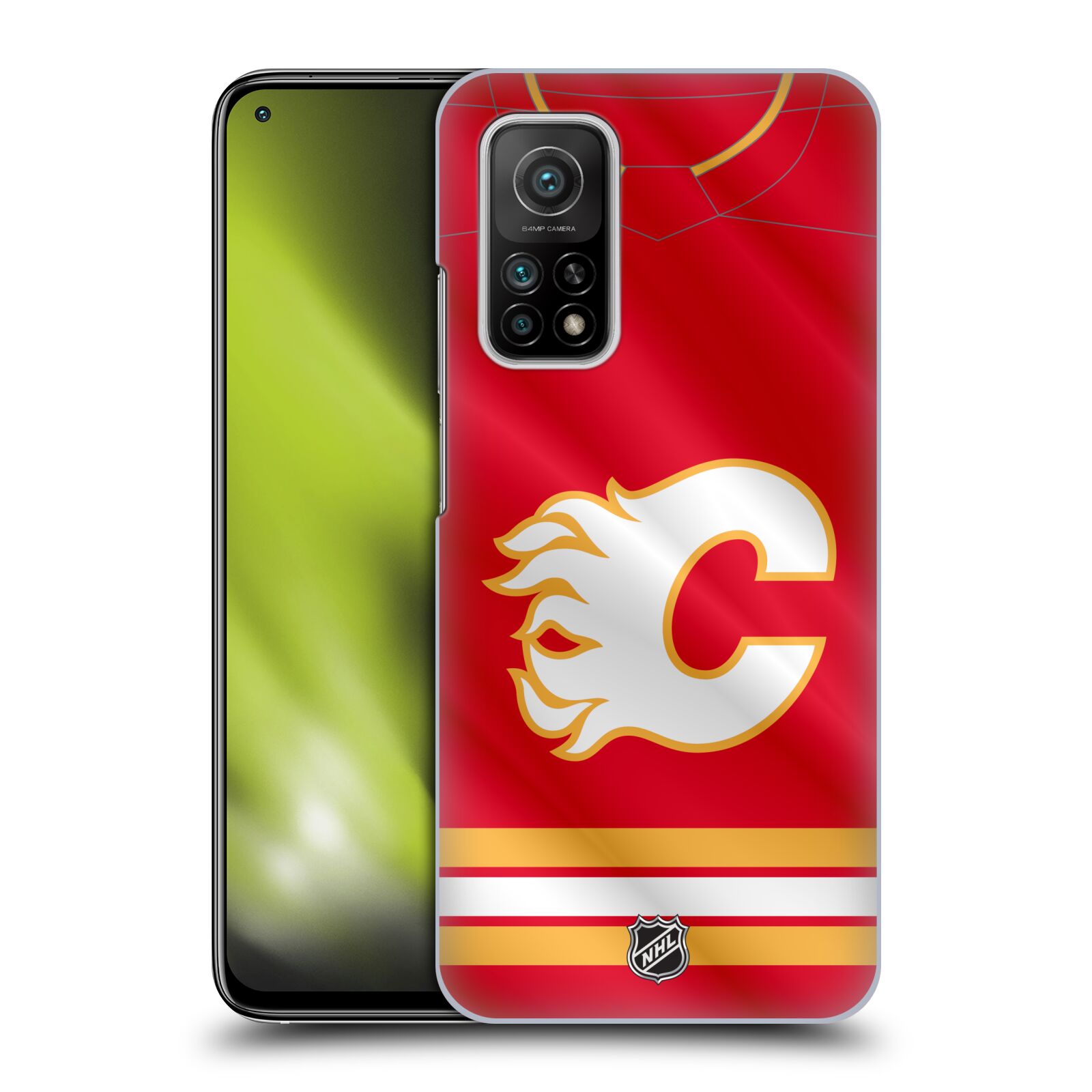 Pouzdro na mobil Xiaomi  Mi 10T / Mi 10T PRO - HEAD CASE - Hokej NHL - Calgary Flames - Znak