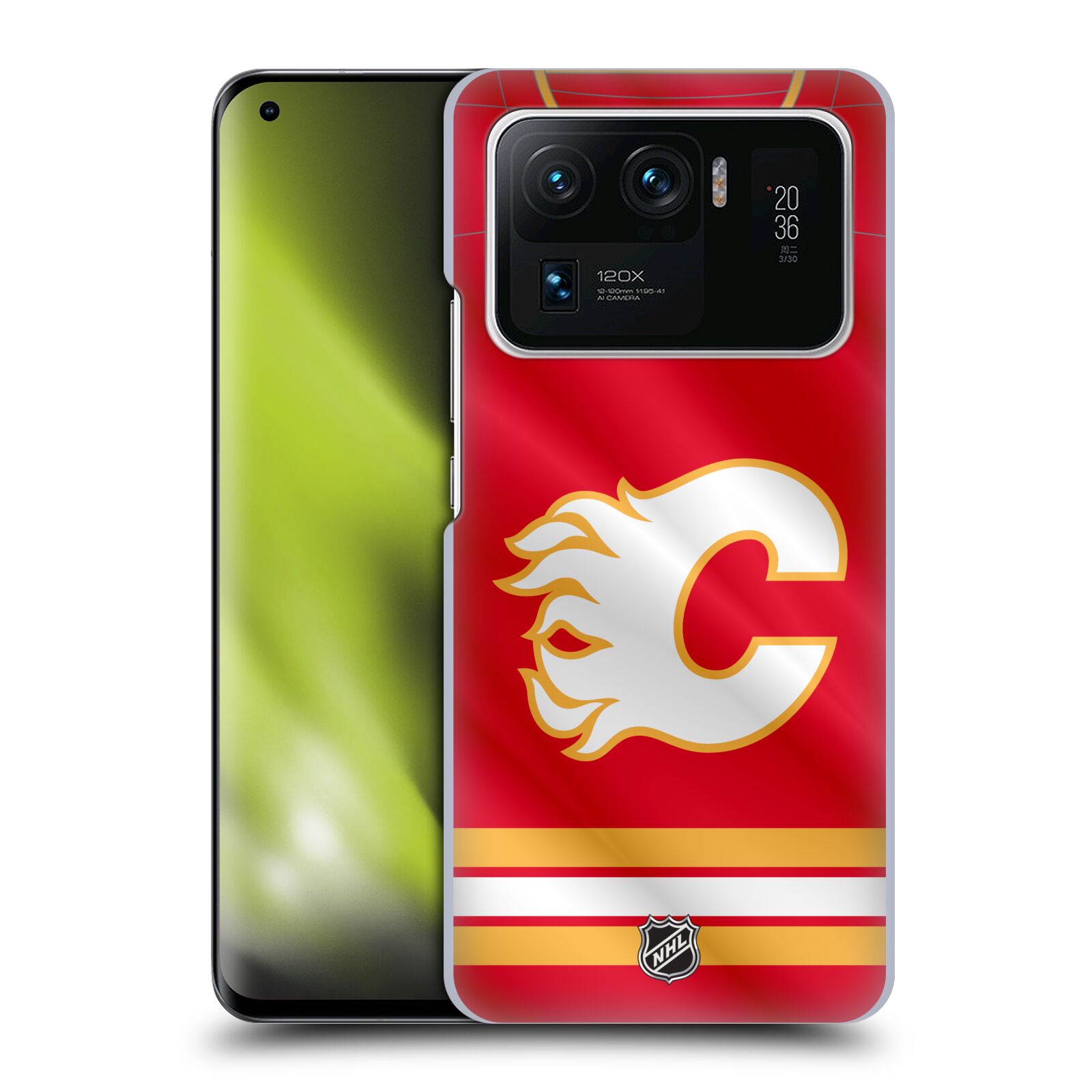 Pouzdro na mobil Xiaomi  Mi 11 ULTRA - HEAD CASE - Hokej NHL - Calgary Flames - Znak