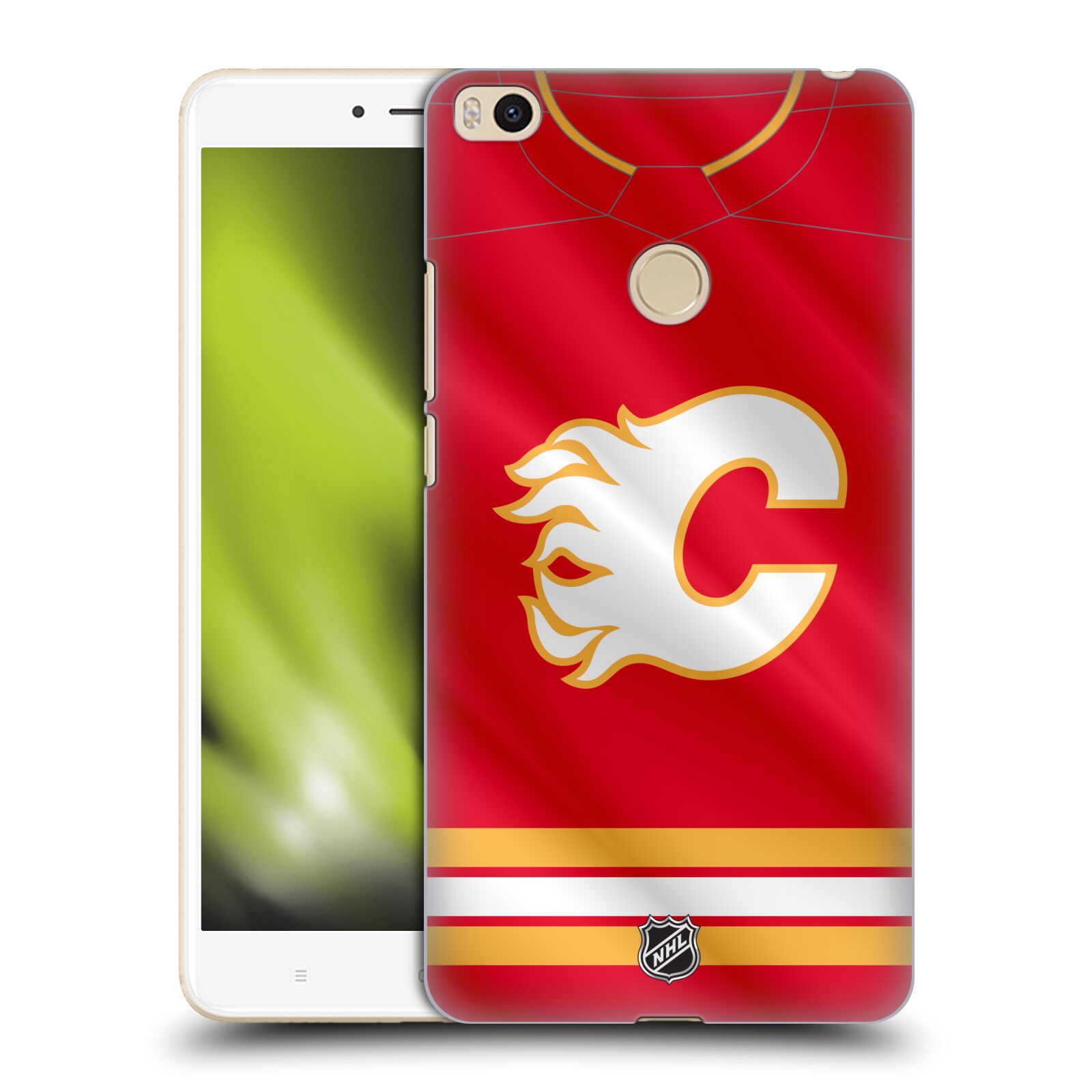 Pouzdro na mobil Xiaomi Mi Max 2 - HEAD CASE - Hokej NHL - Calgary Flames - Znak