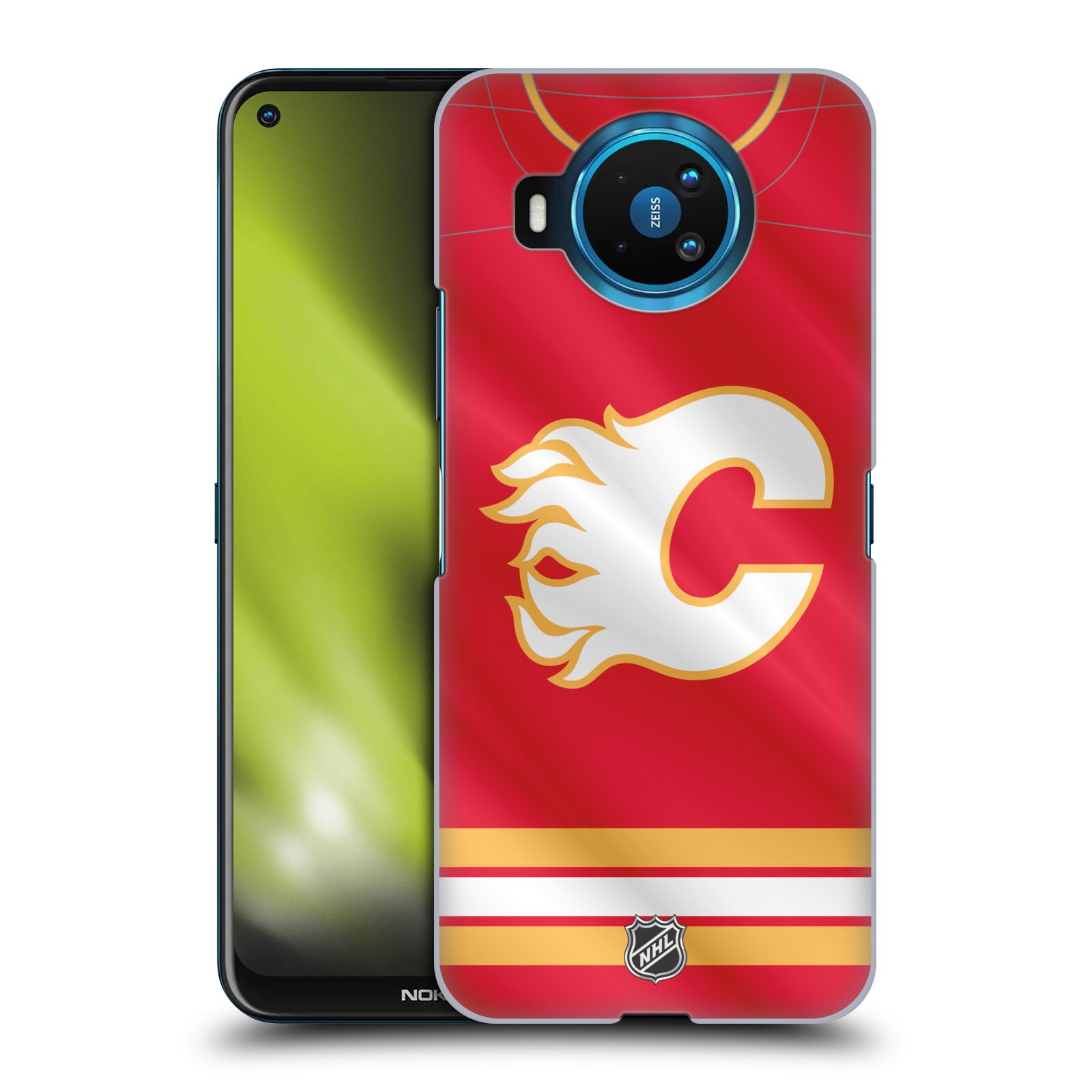 Pouzdro na mobil NOKIA 8.3 - HEAD CASE - Hokej NHL - Calgary Flames - Znak