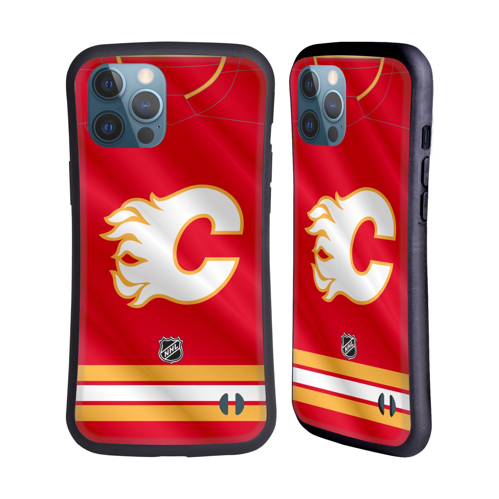Obal na mobil Apple iPhone 12 PRO MAX - HEAD CASE - NHL - Calgary Flames znak na dresu