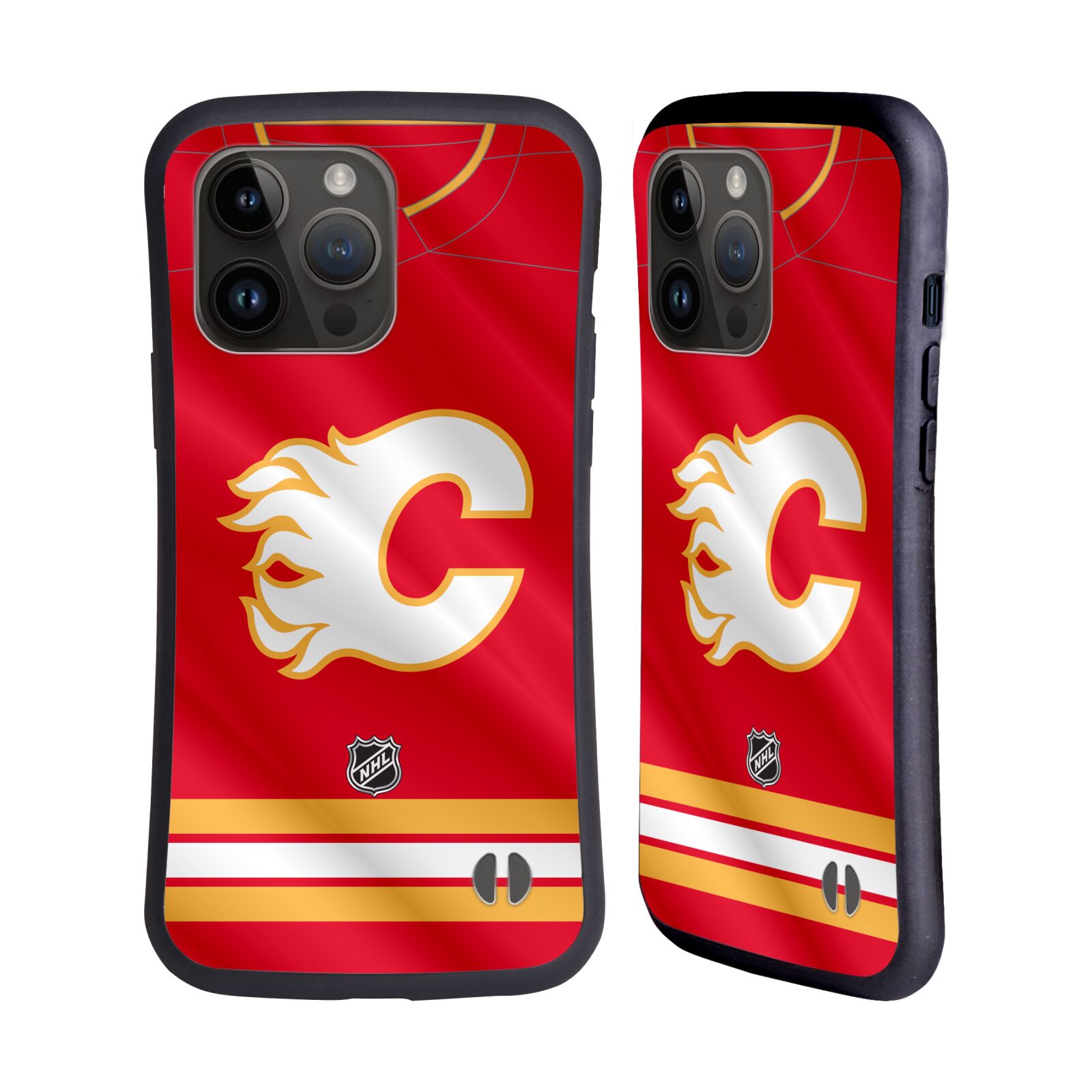 Obal na mobil Apple iPhone 15 PRO MAX - HEAD CASE - NHL - Calgary Flames znak na dresu