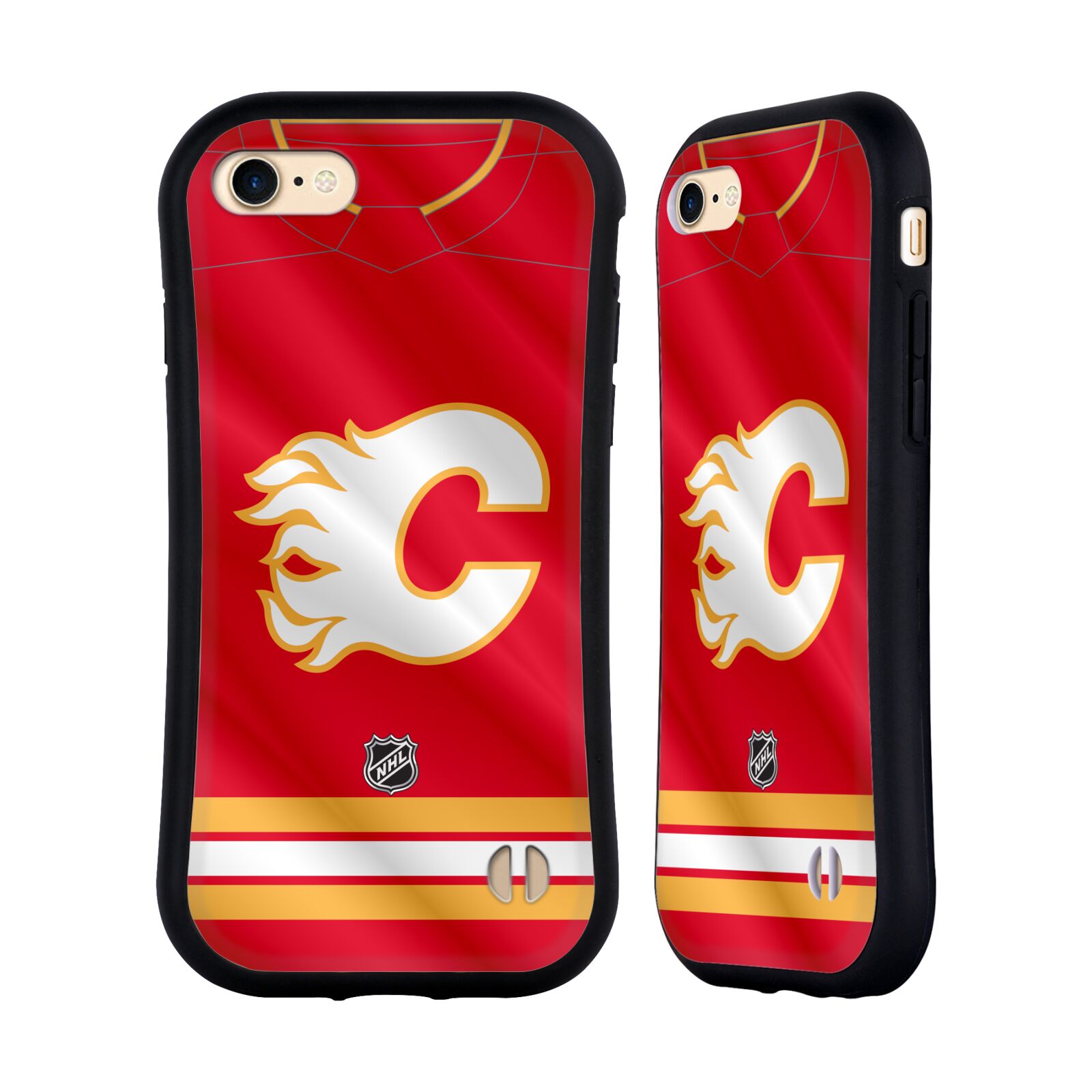 Obal na mobil Apple iPhone 7/8, SE 2020 - HEAD CASE - NHL - Calgary Flames znak na dresu