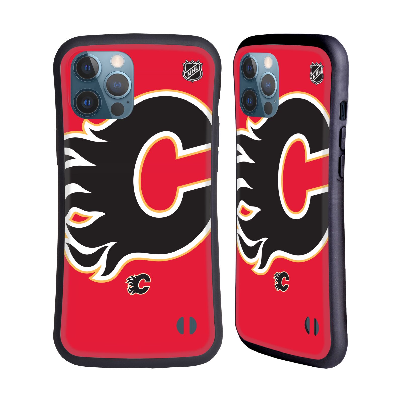 Obal na mobil Apple iPhone 12 PRO MAX - HEAD CASE - NHL - Calgary Flames velký znak