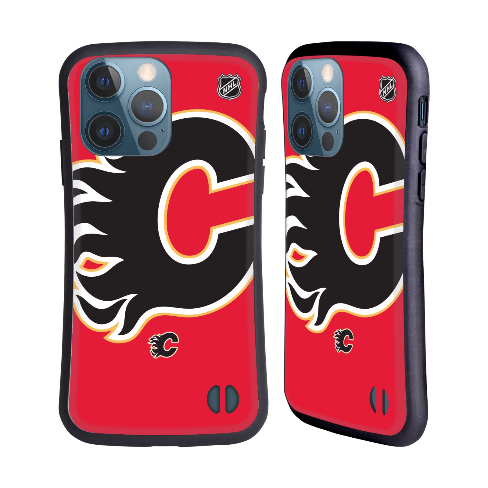 Obal na mobil Apple iPhone 13 PRO - HEAD CASE - NHL - Calgary Flames velký znak