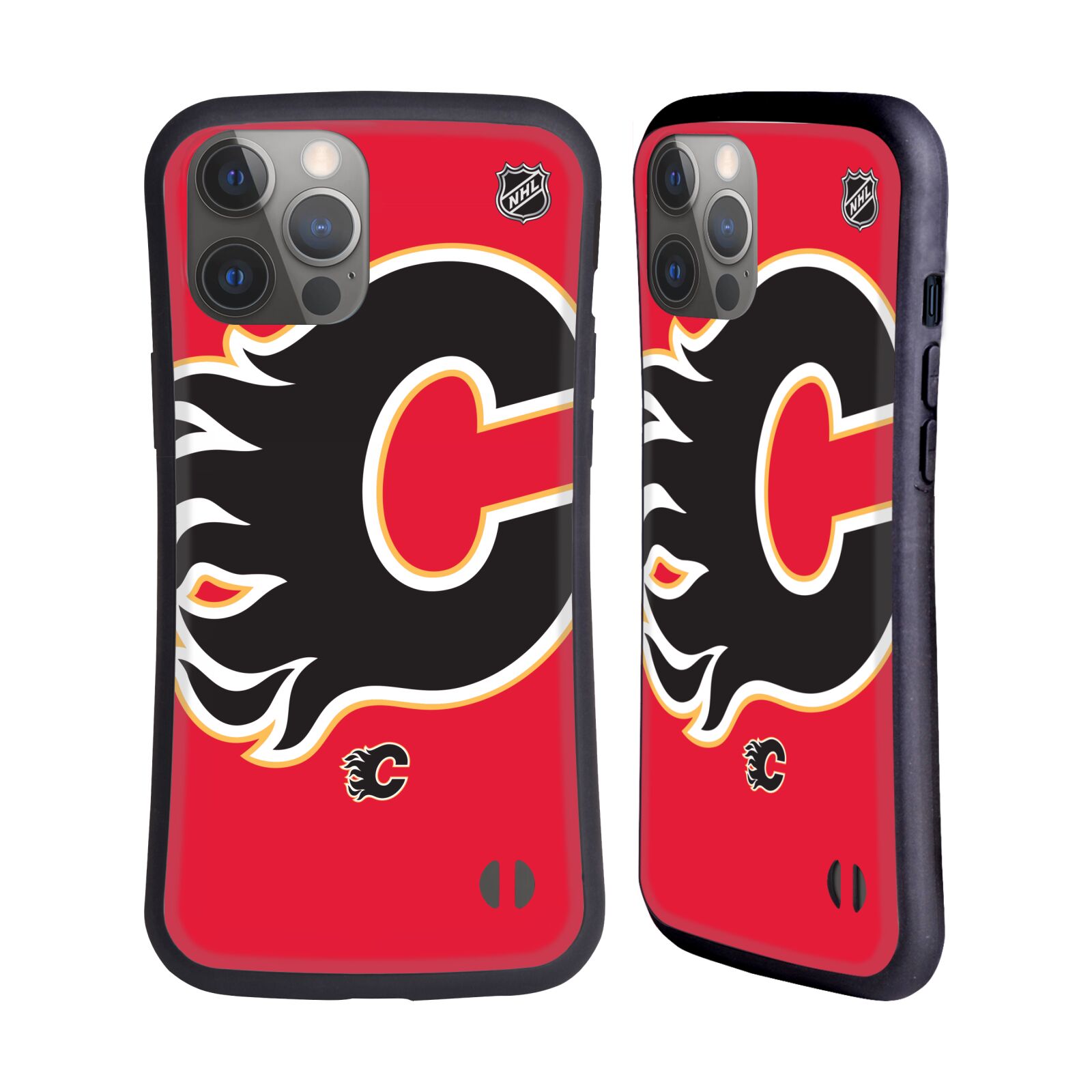Odolný zadní obal pro mobil Apple iPhone 14 PRO MAX - HEAD CASE - NHL - Calgary Flames velký znak