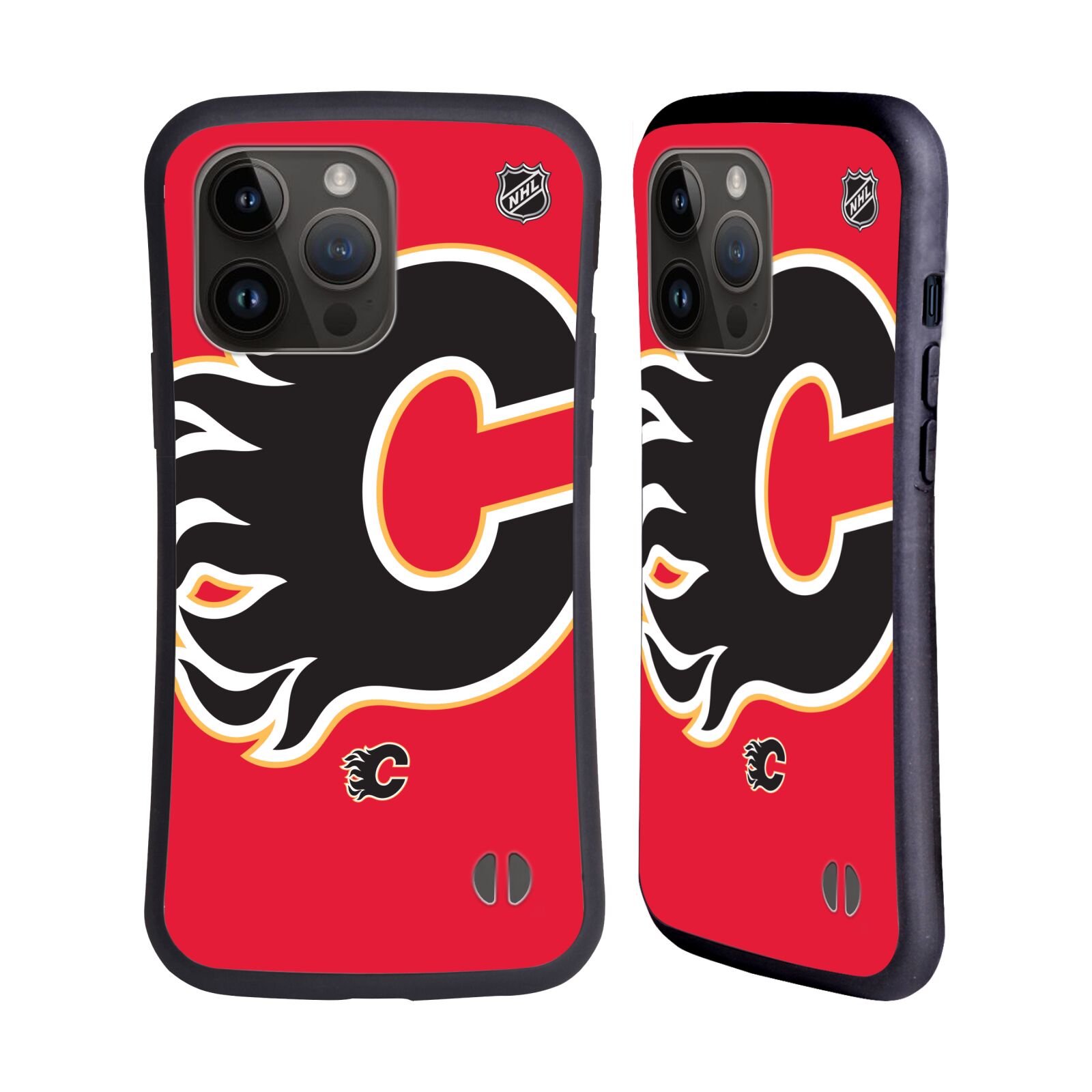 Obal na mobil Apple iPhone 15 PRO MAX - HEAD CASE - NHL - Calgary Flames velký znak