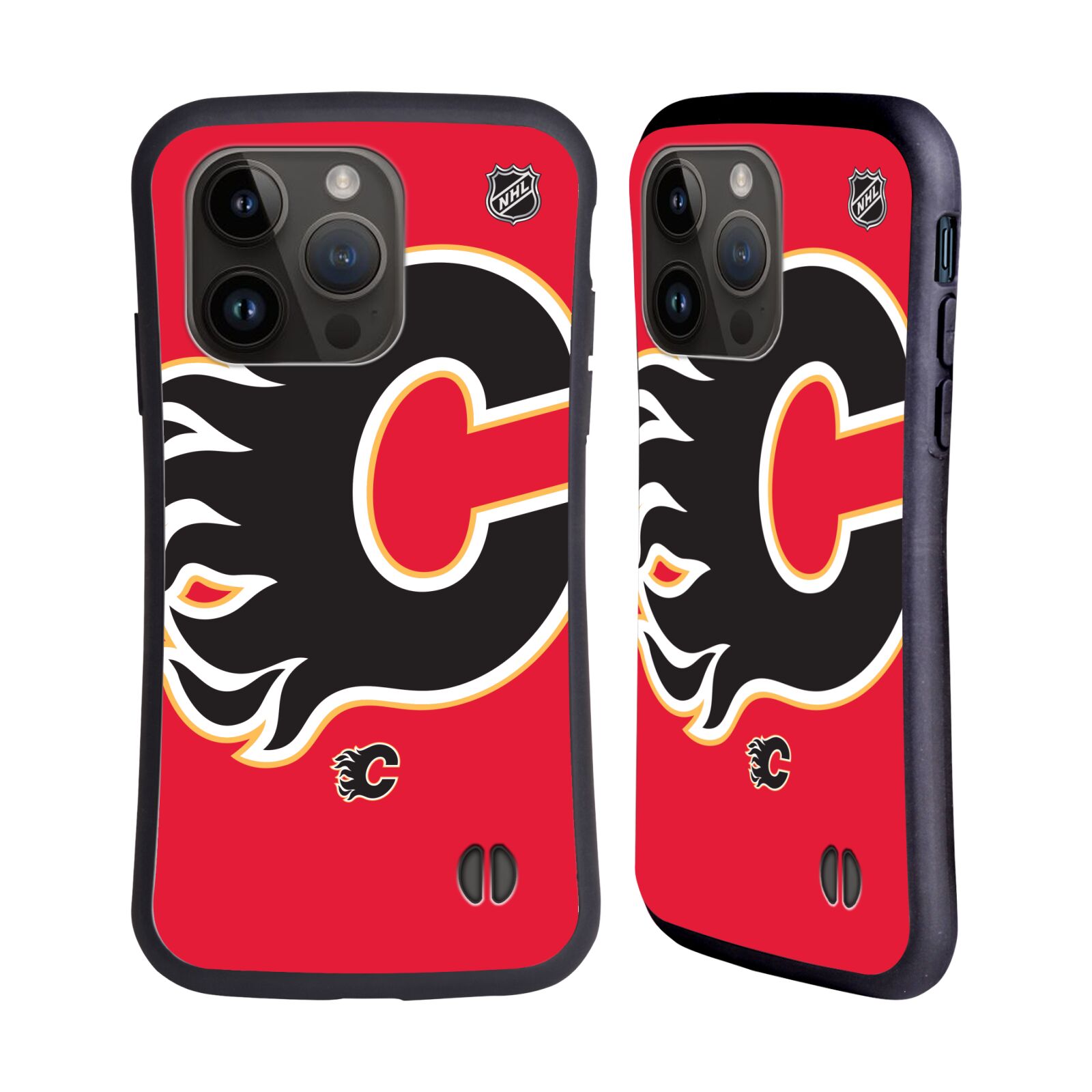 Obal na mobil Apple iPhone 15 PRO - HEAD CASE - NHL - Calgary Flames velký znak