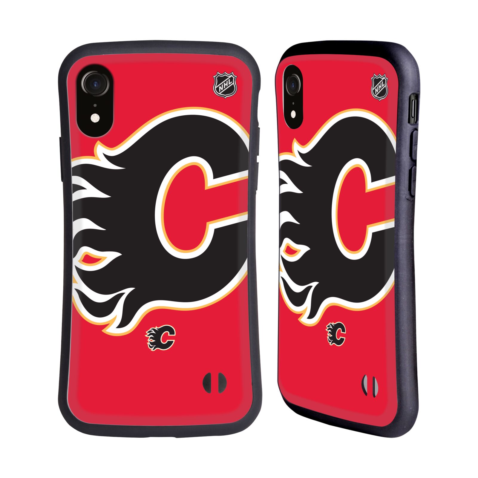 Obal na mobil Apple iPhone XR - HEAD CASE - NHL - Calgary Flames velký znak